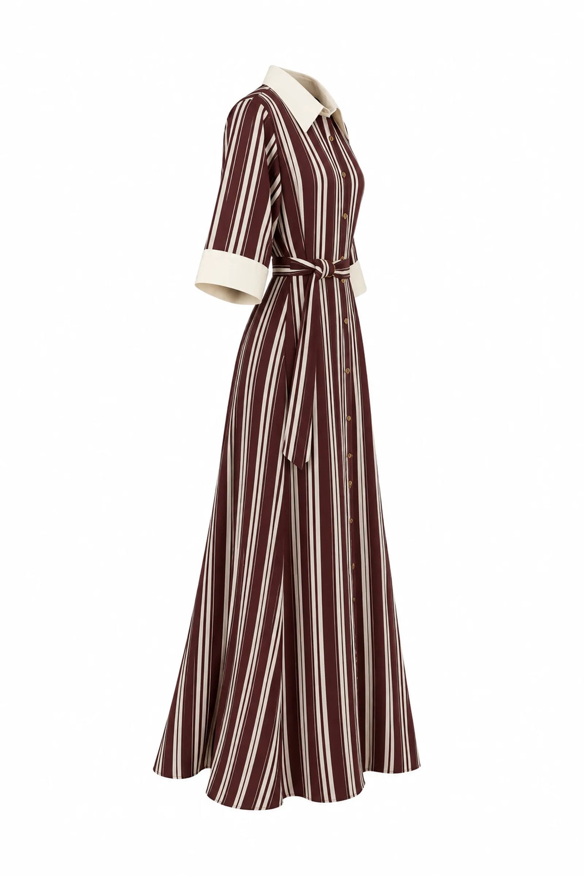 Fustan midi shirtdress