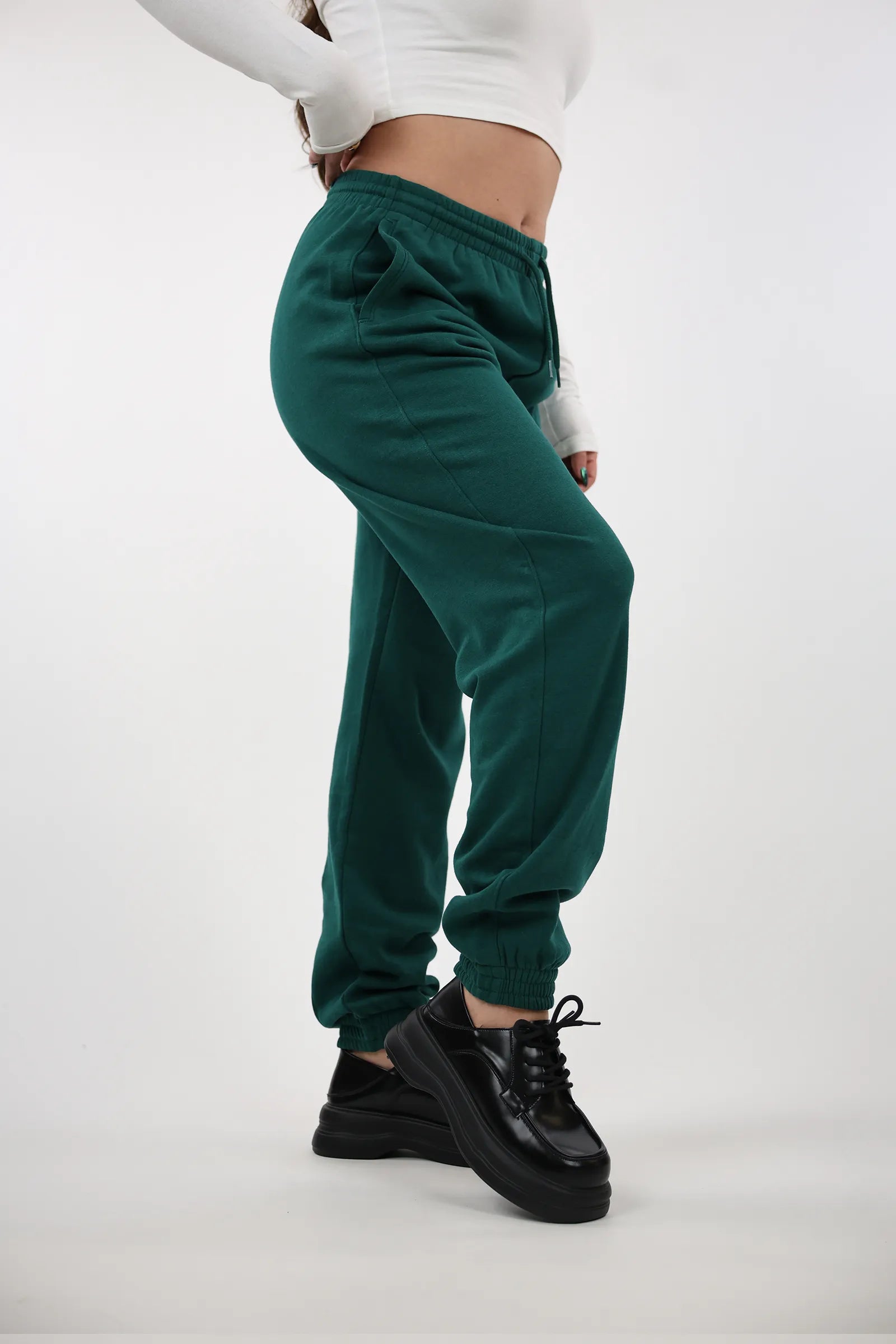 TRENERKA elastic waist fleece