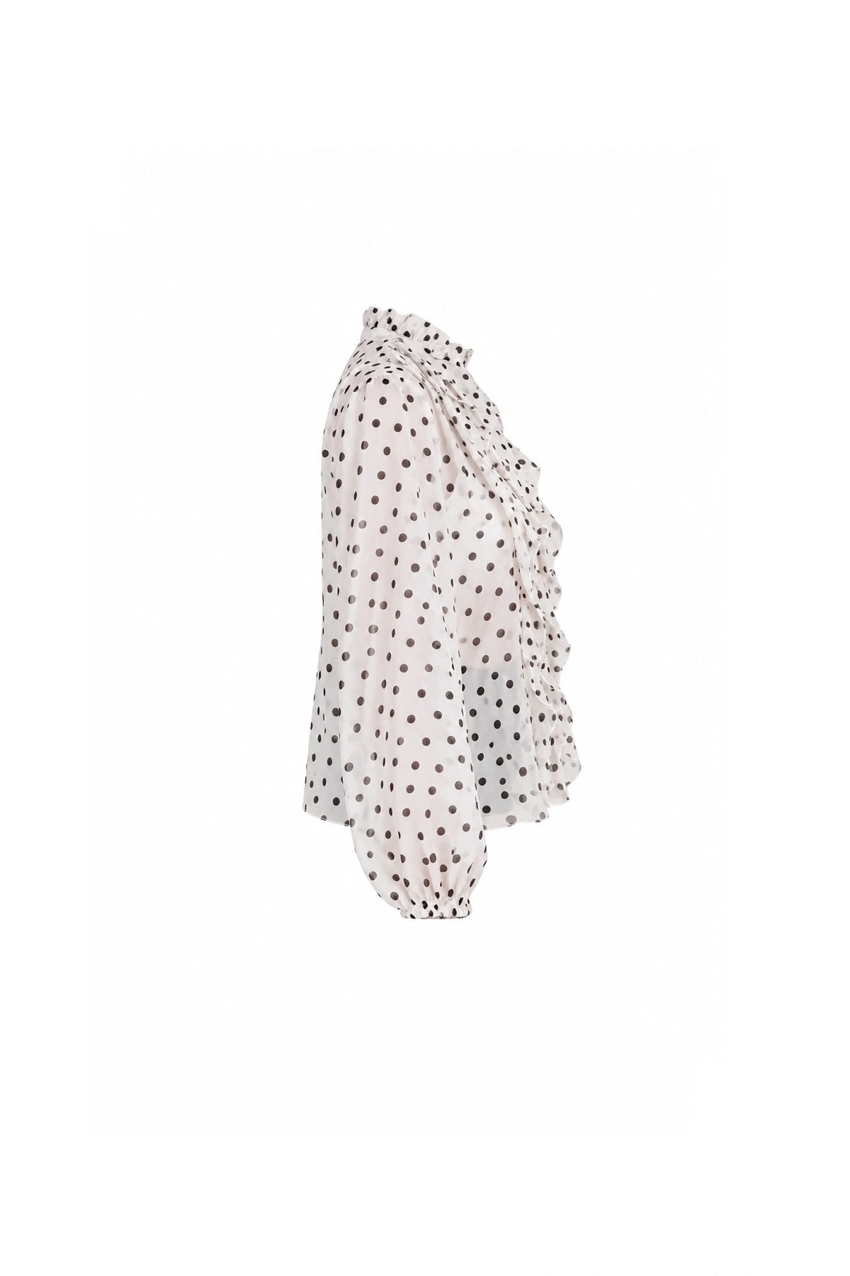 Kemishe brown polka dot