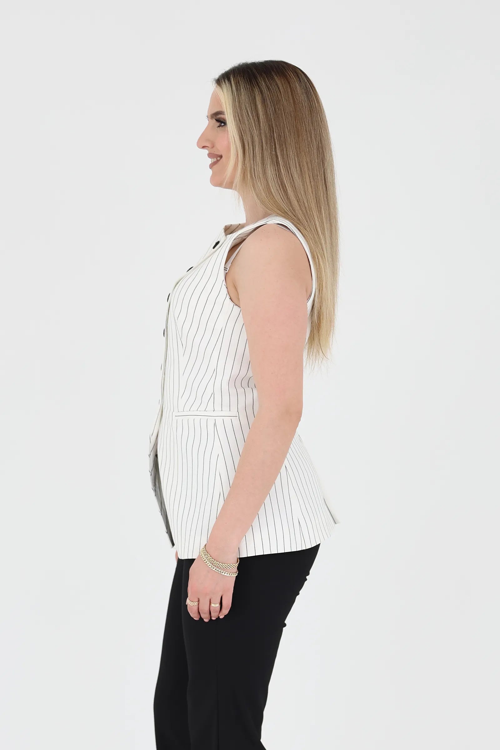 Jelek pinstripe longline