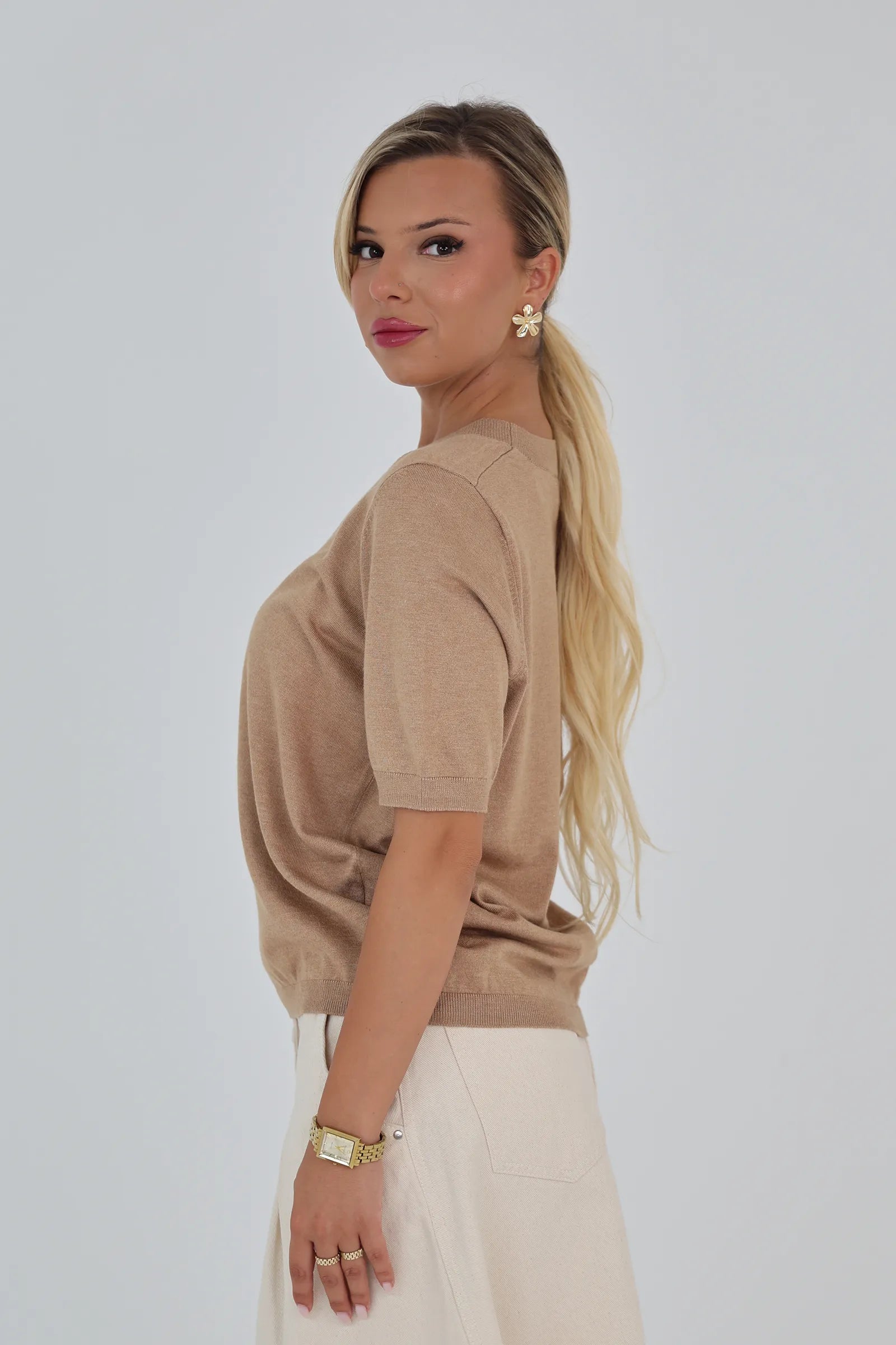 Maice knit tee