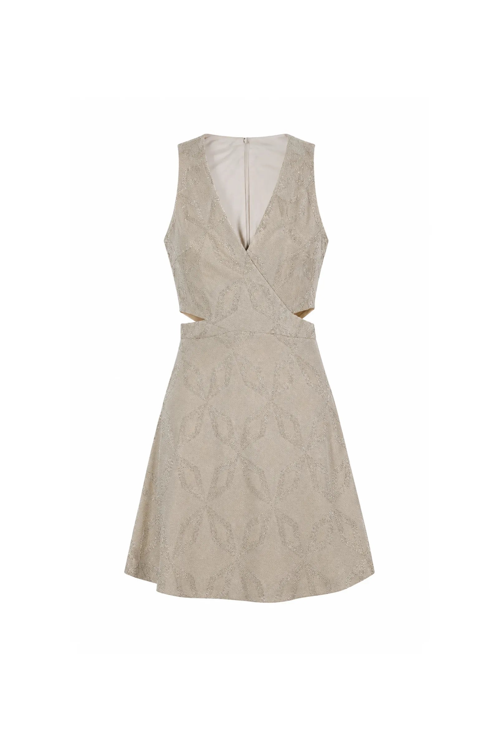 Fustan gold cutout