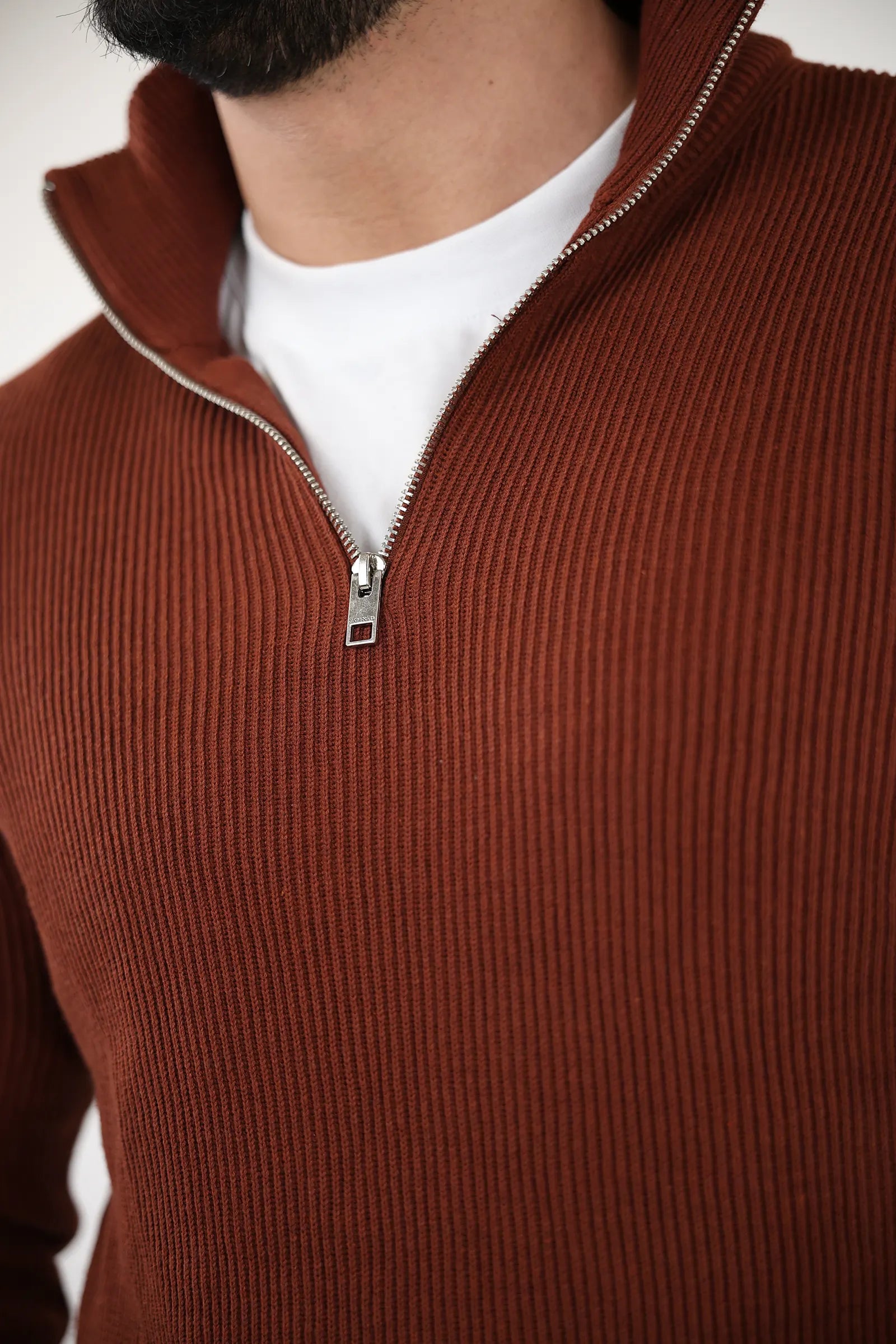 XHEMPER Rust Pullover