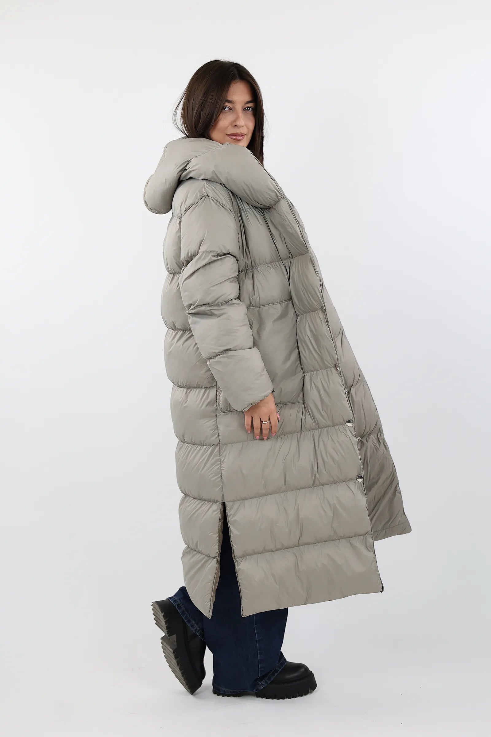 JAKNE HOODED PUFFER
