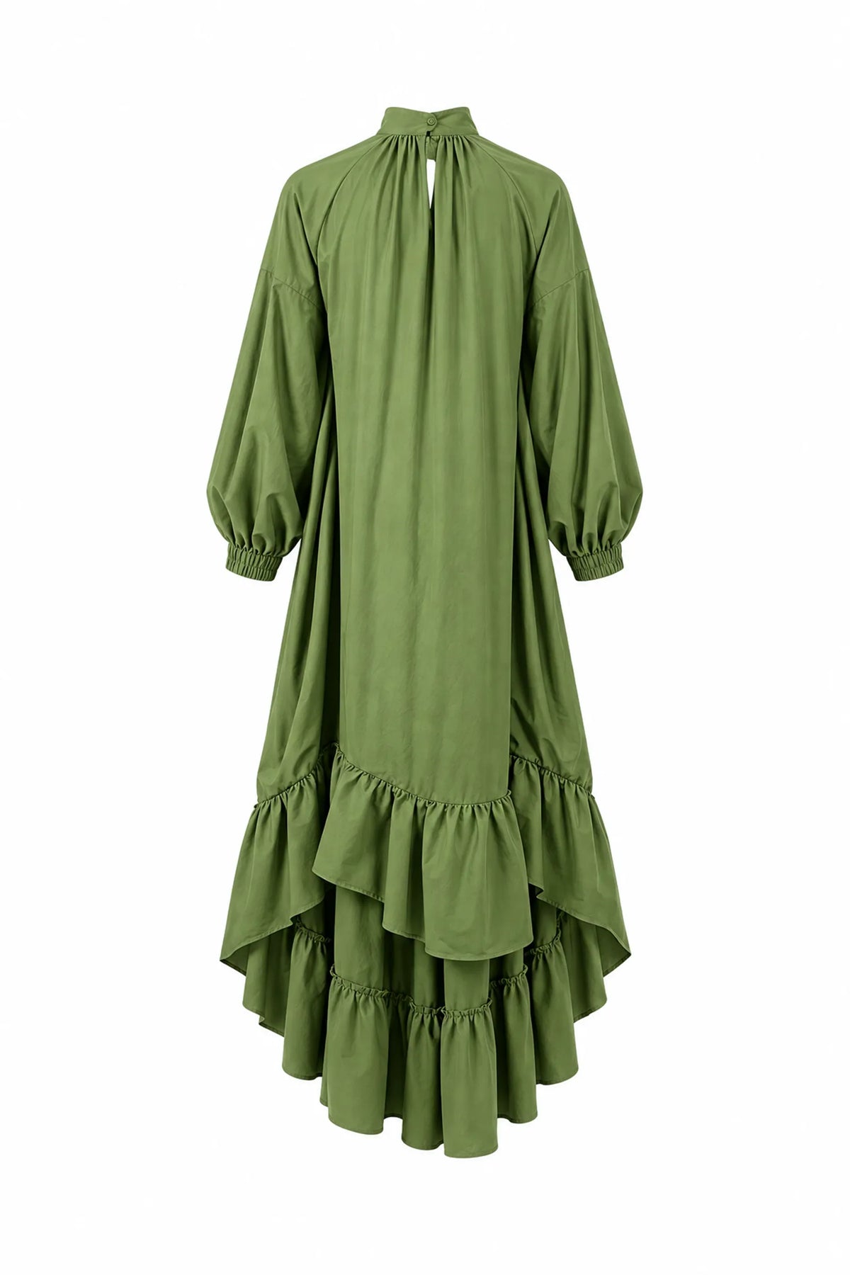 Fustan midi dress olive