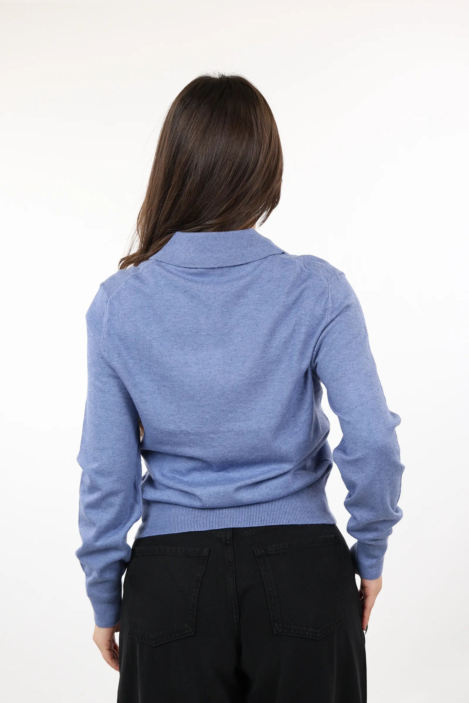 XHEMPER Knit Polo Top