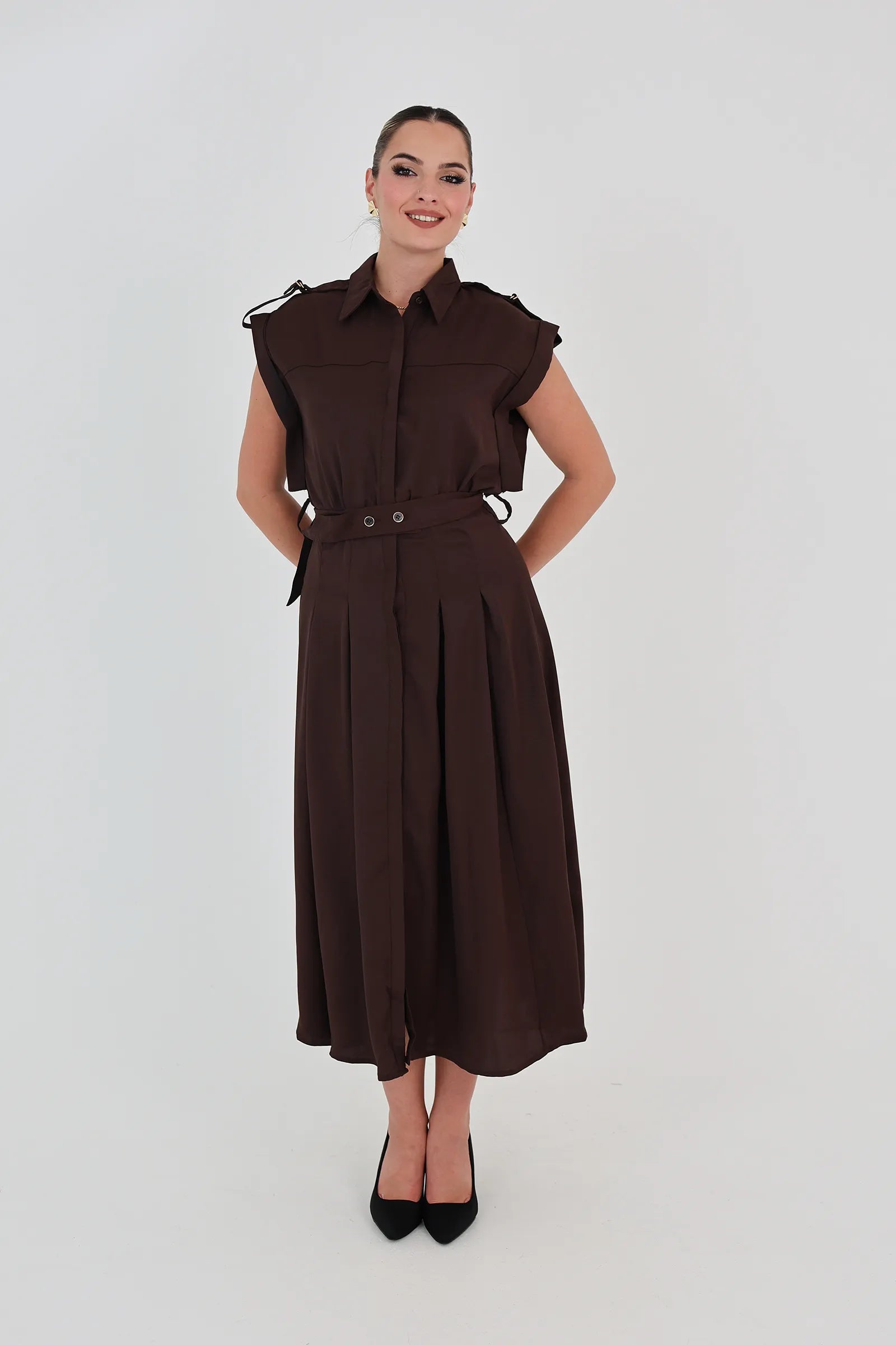Fustan belted cargo