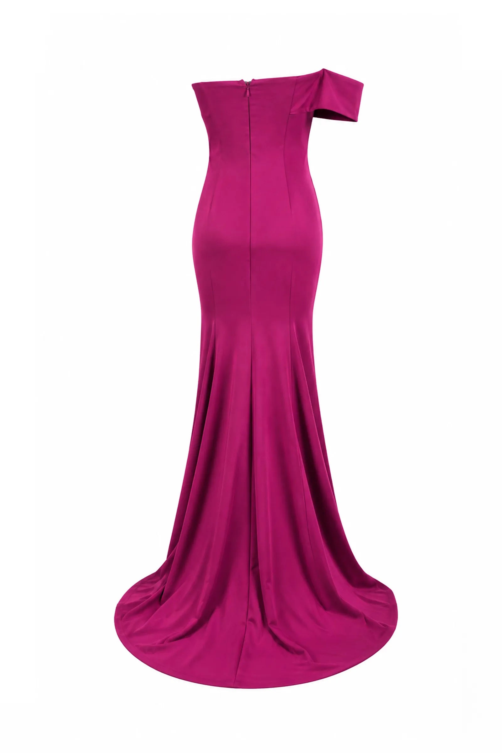 Fustan maxi asymmetric
