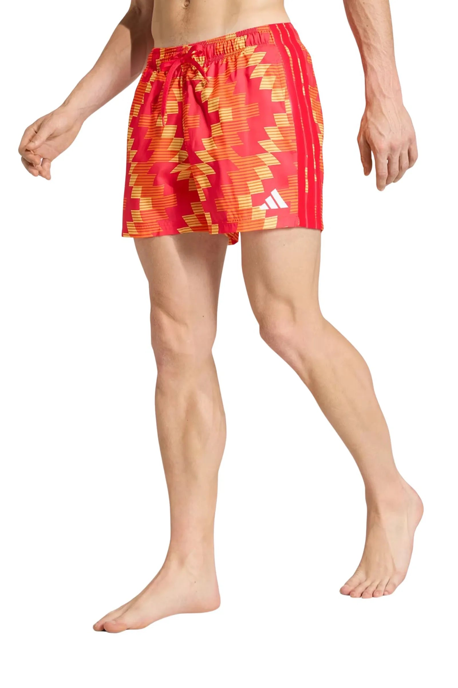 Shorce adidas soccer-inspired graphic swim JY9164