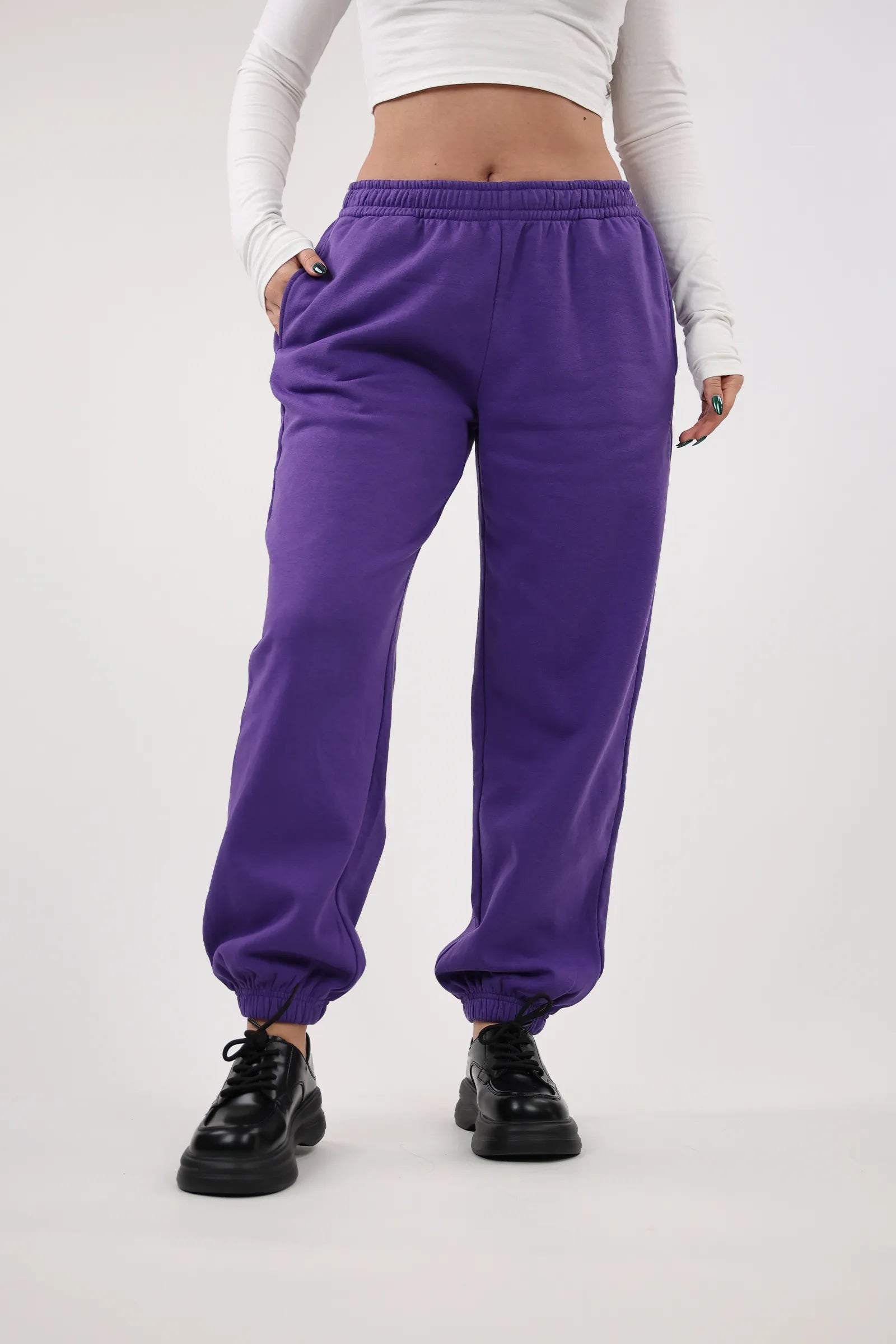 TRENERKA elastic waist fleece