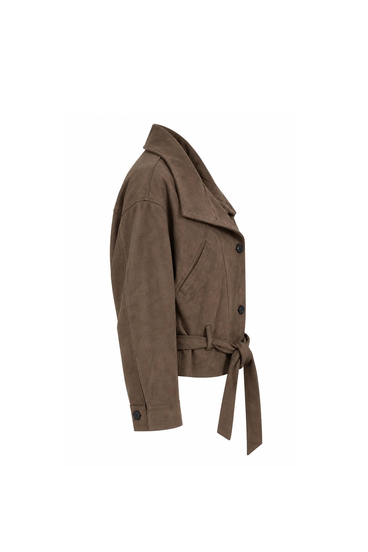 Jakne cropped belted
