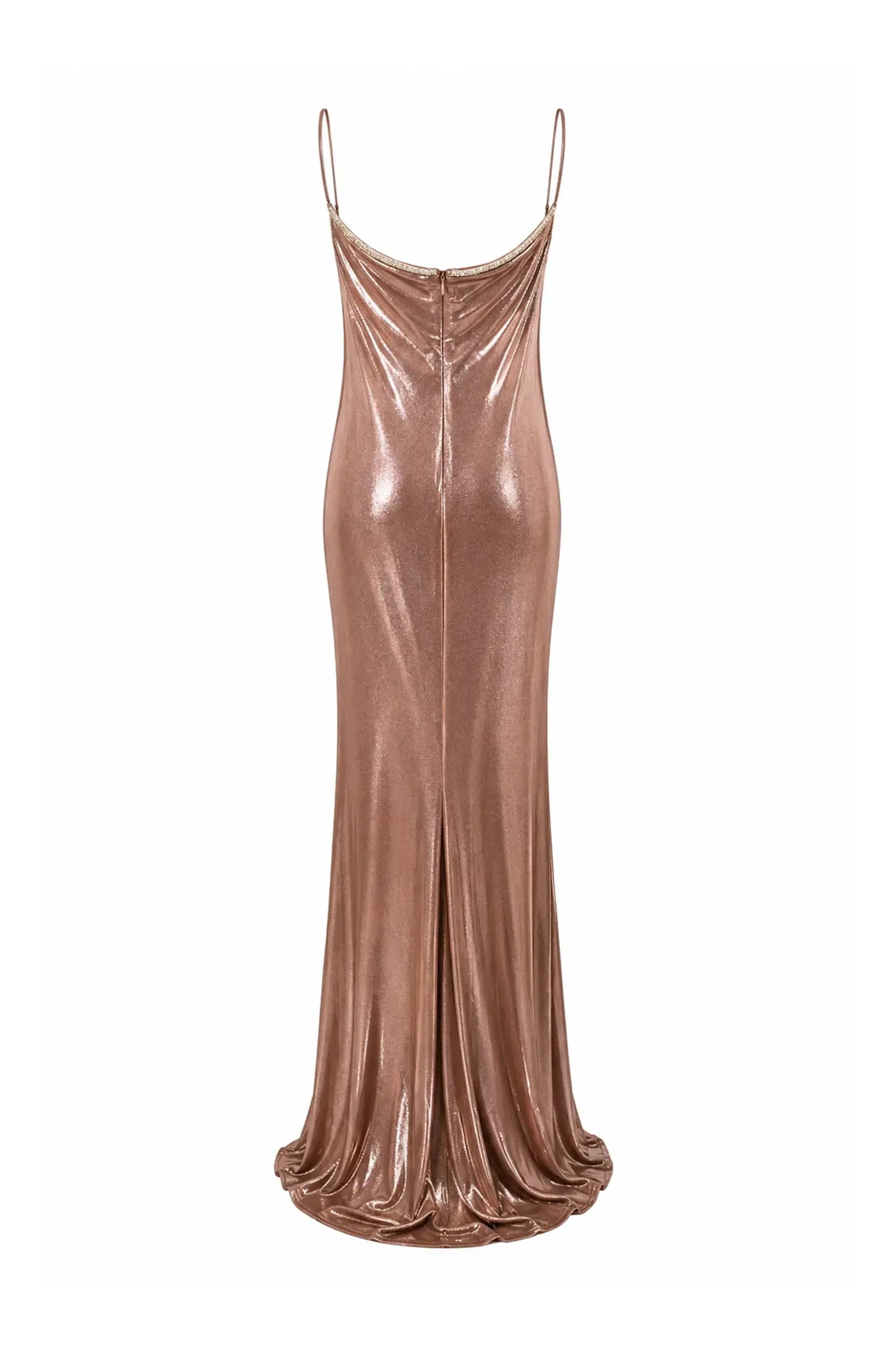 Fustan metallic