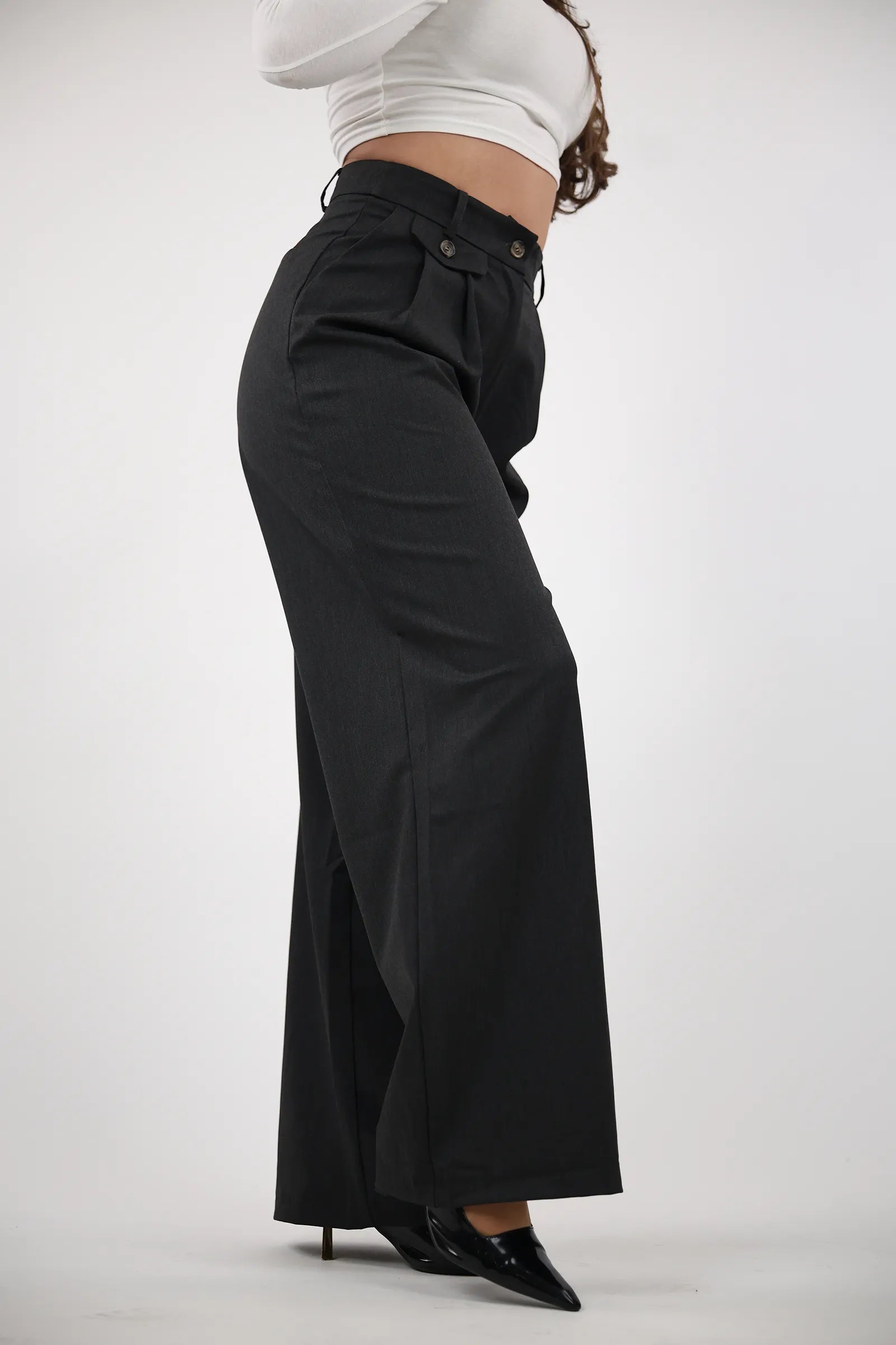 PANTALLONA Pleated Wide-Leg