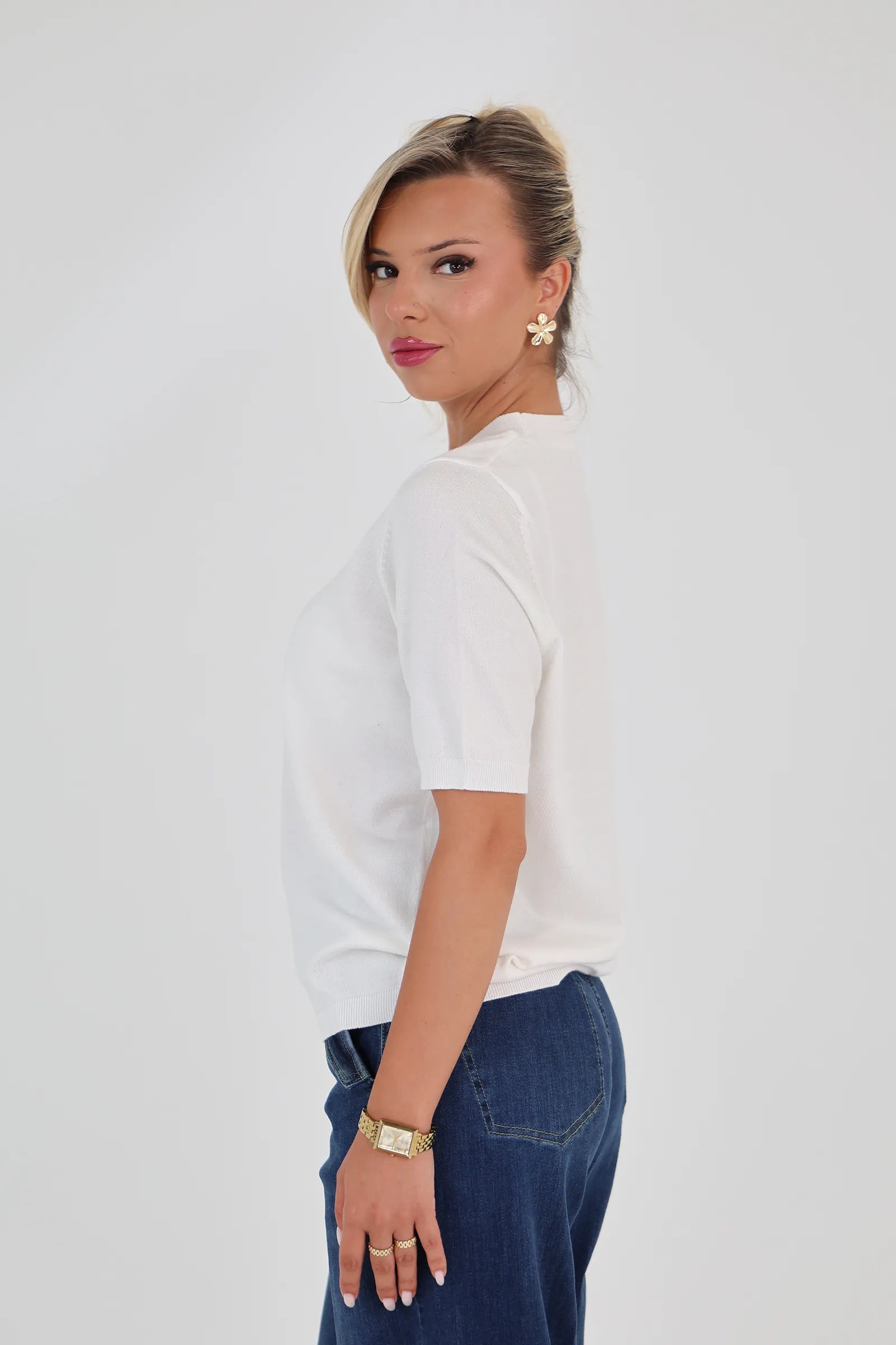 Maice knit tee
