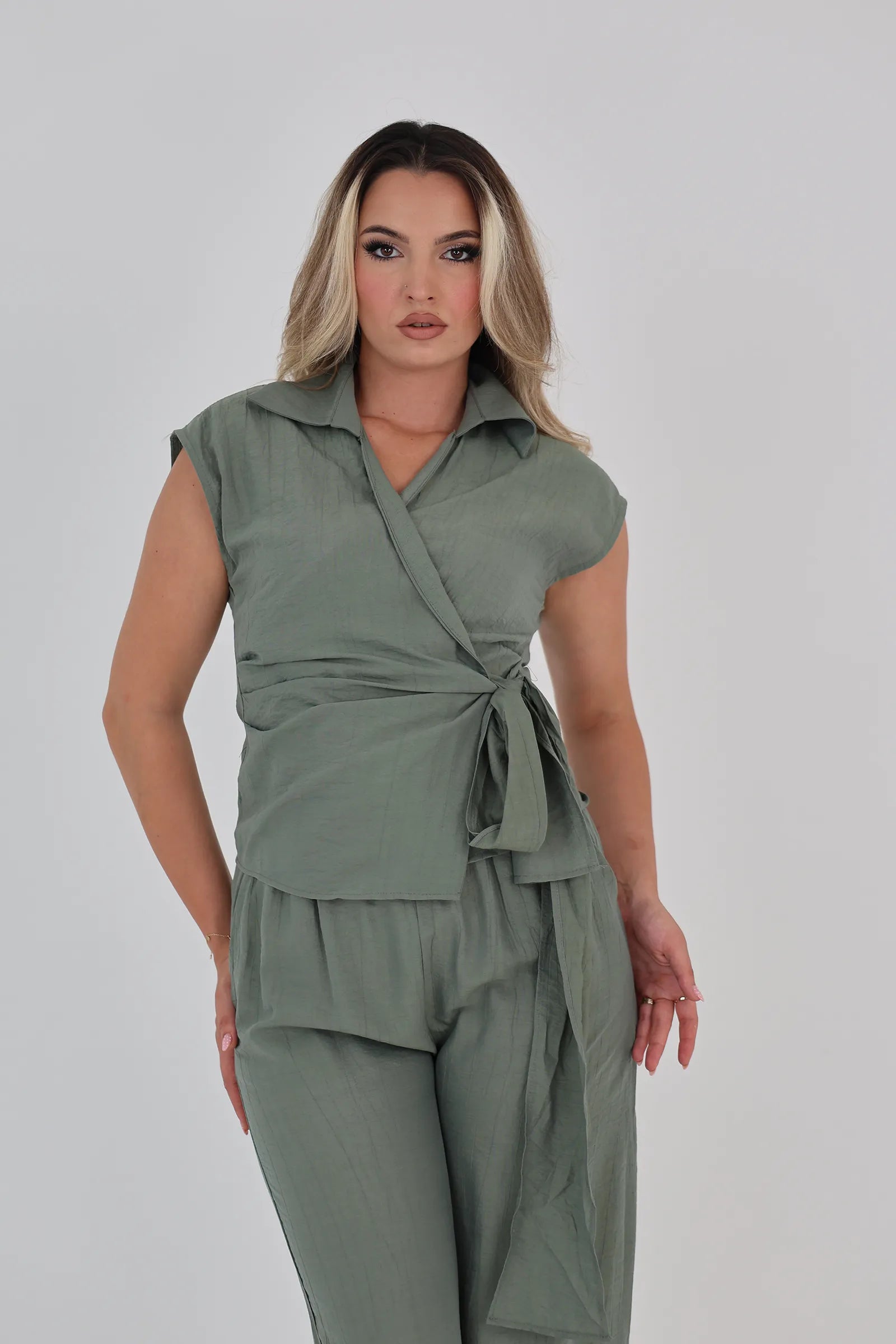 Jelek v neck side tie