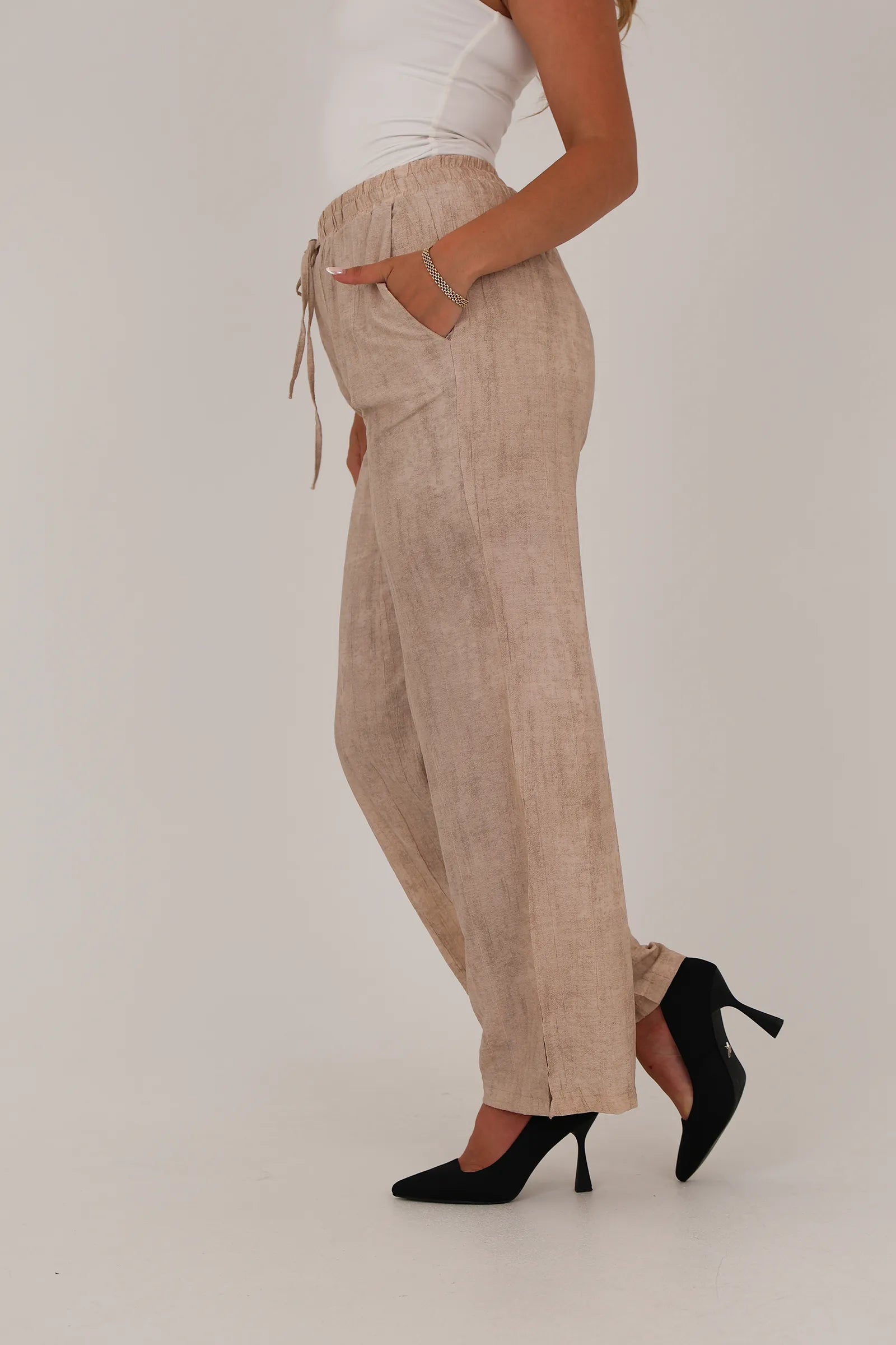 Pantallona chic neutral