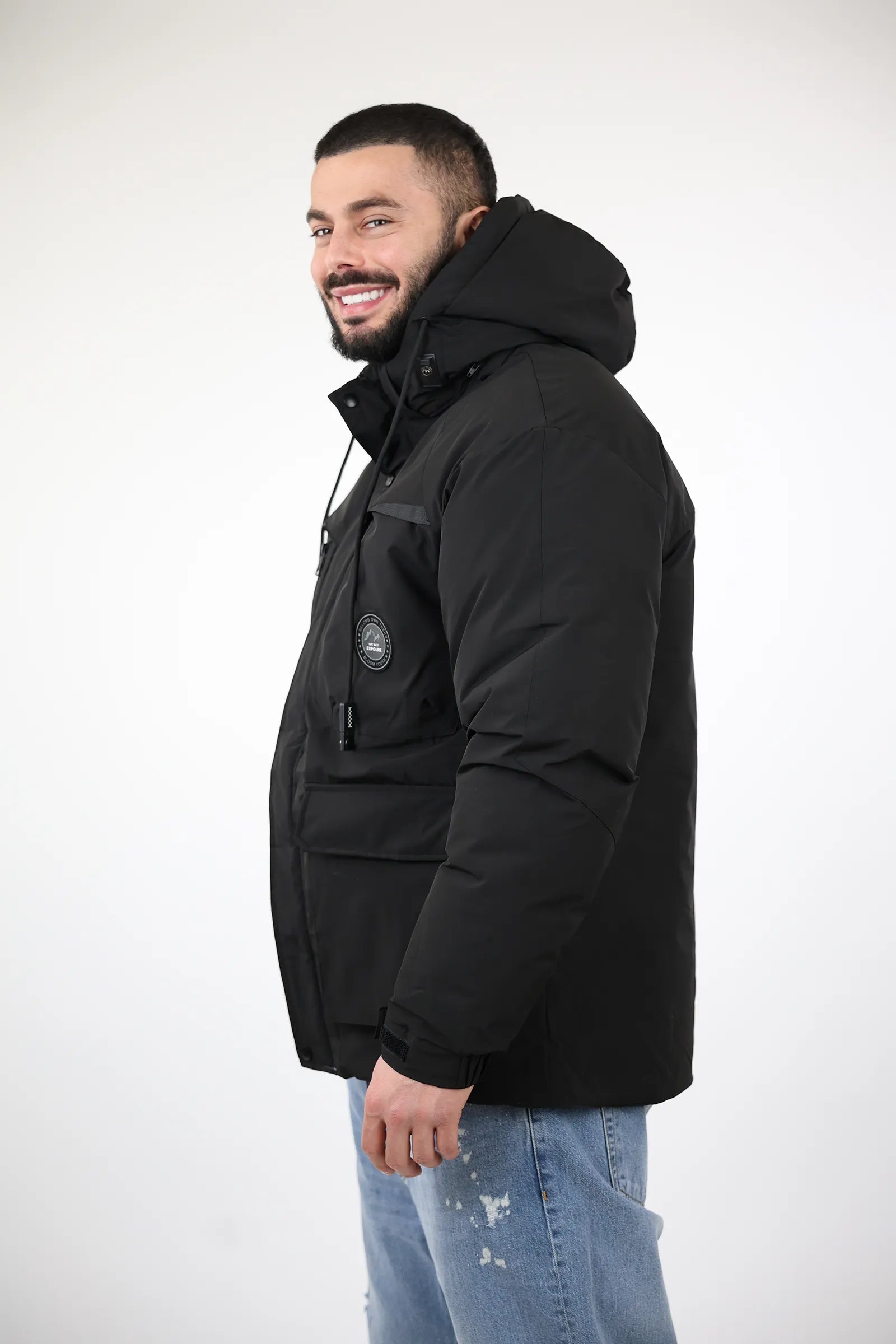 JAKNE Hooded Puffer Jacket