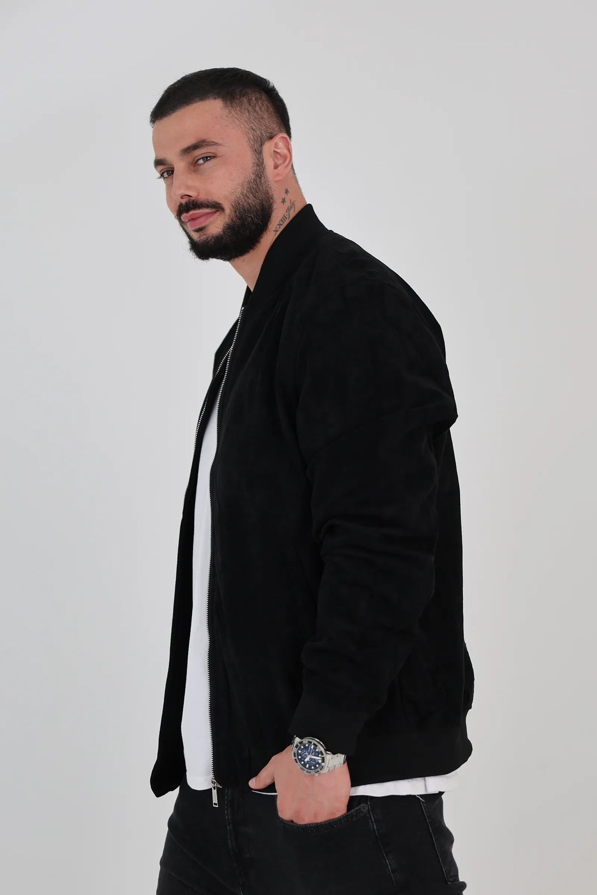 Jakne suede bomber