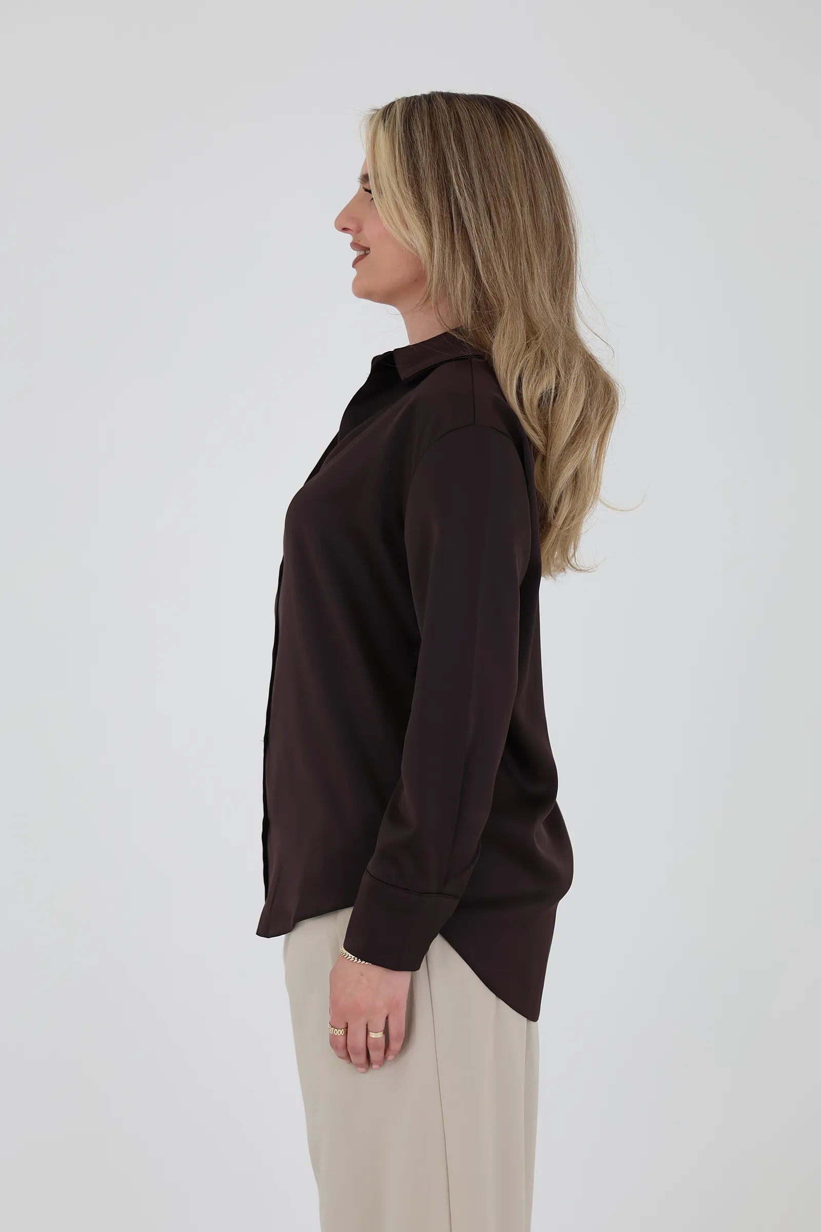 Kemishe satin long sleeve