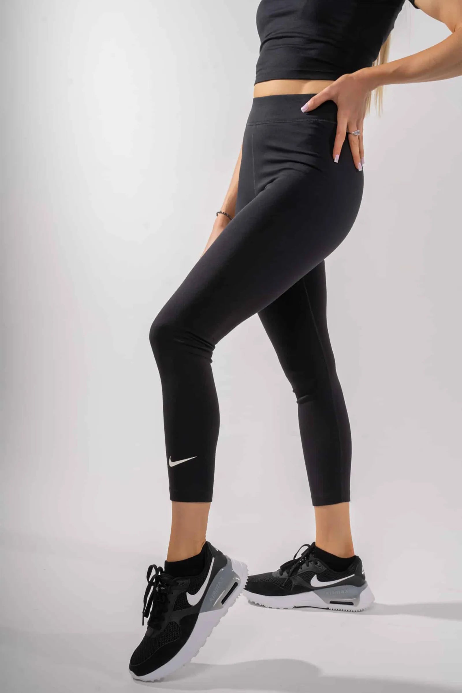 hellanke Nike Sportswear Classic 7/8 Women's Black Casual Style Tights DV7789-010