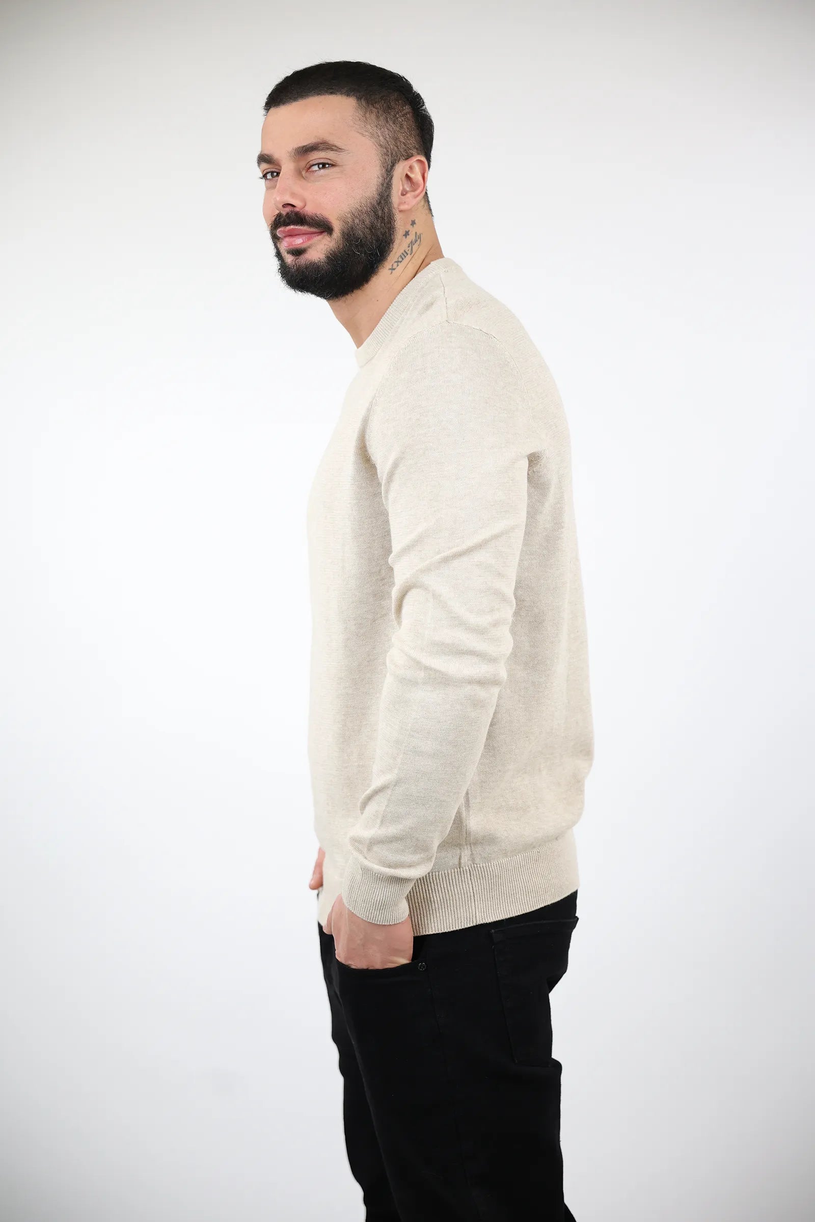 XHEMPER Classic tan knit
