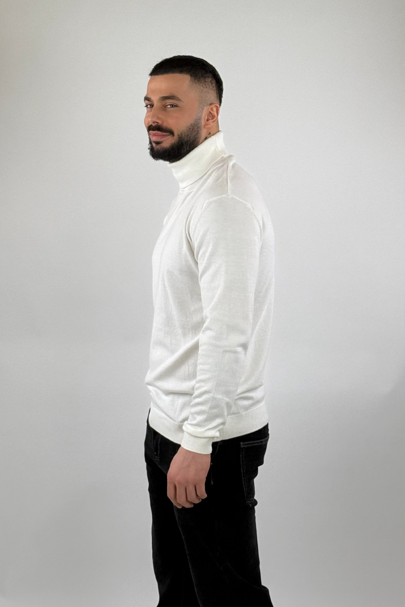 Rrollke slim fit roll neck