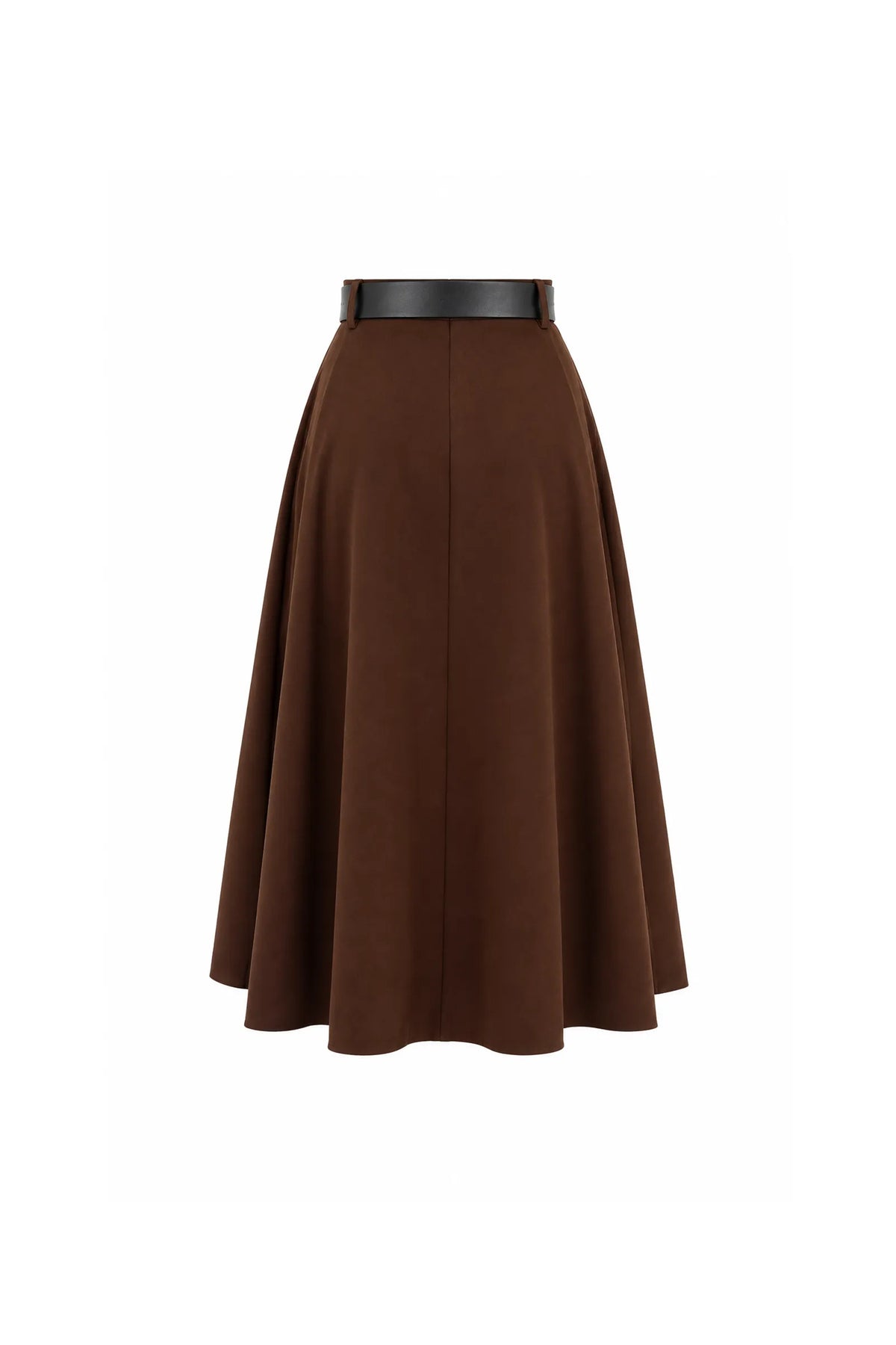 Fund  pleated midi skirt