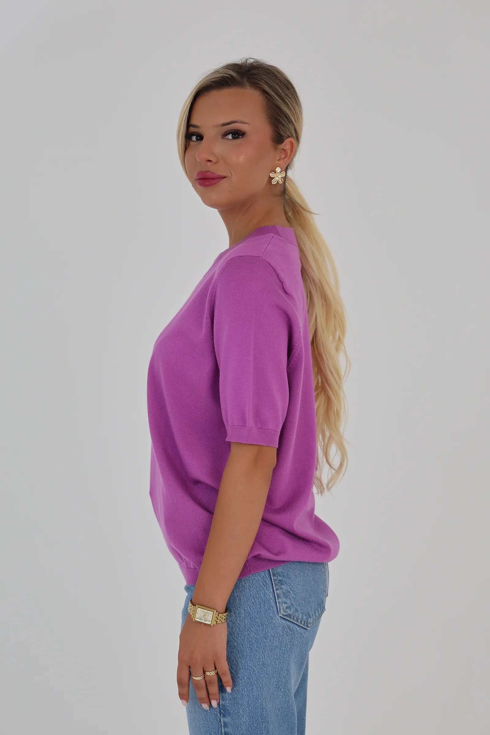 Maice knit tee