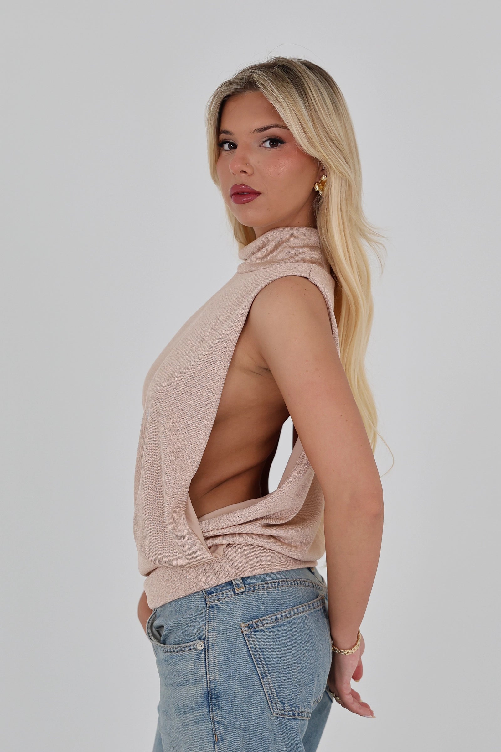 Maice high neck tank
