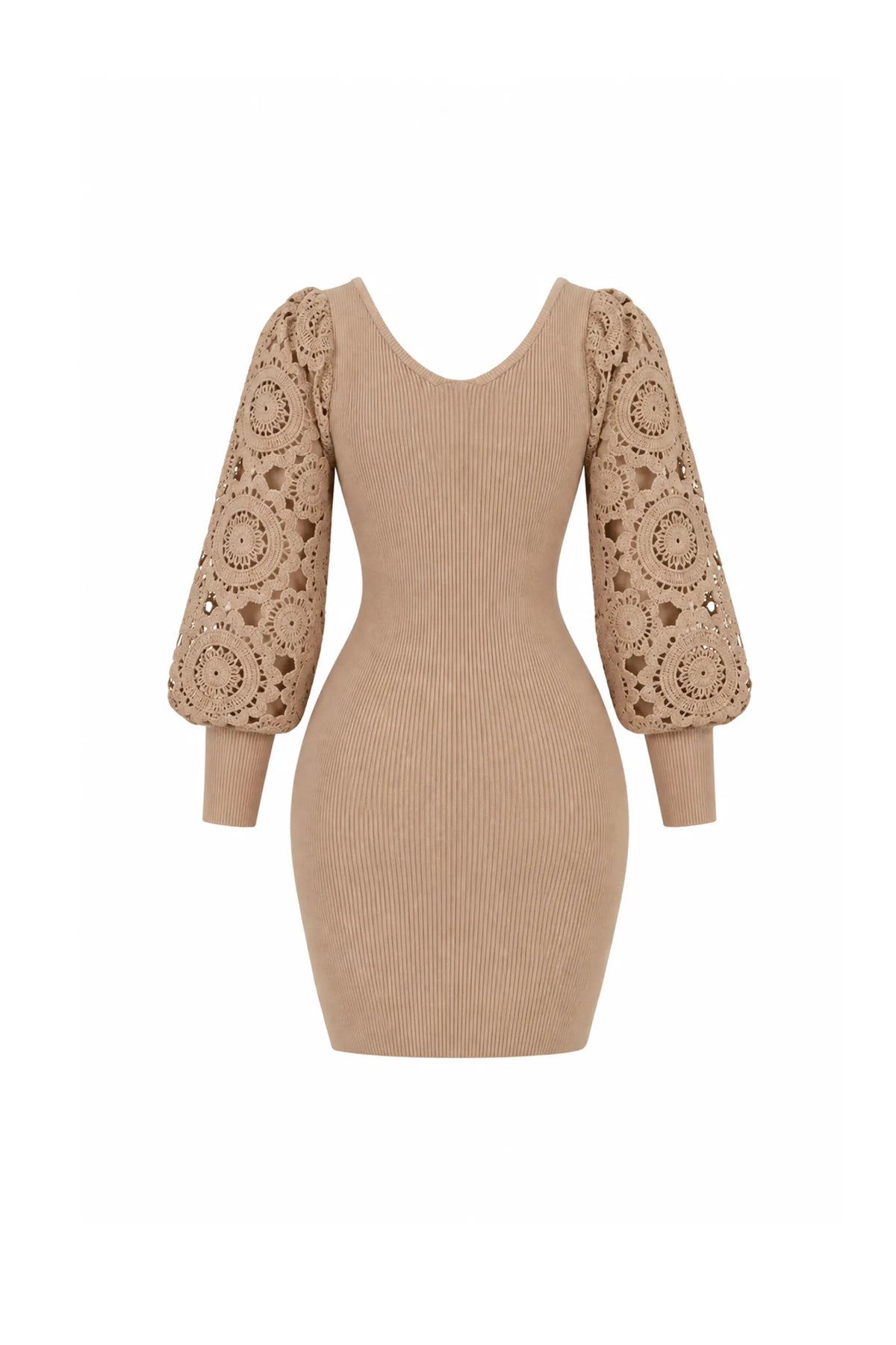 Fustan rib-knit maxi