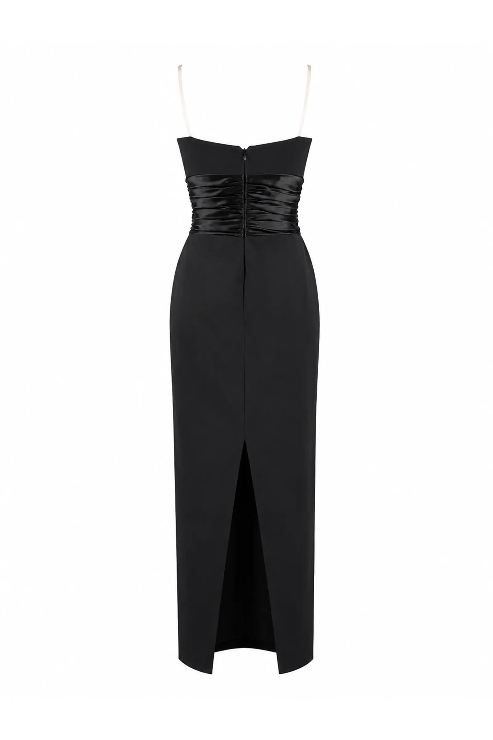 Fustan drappen shoulder