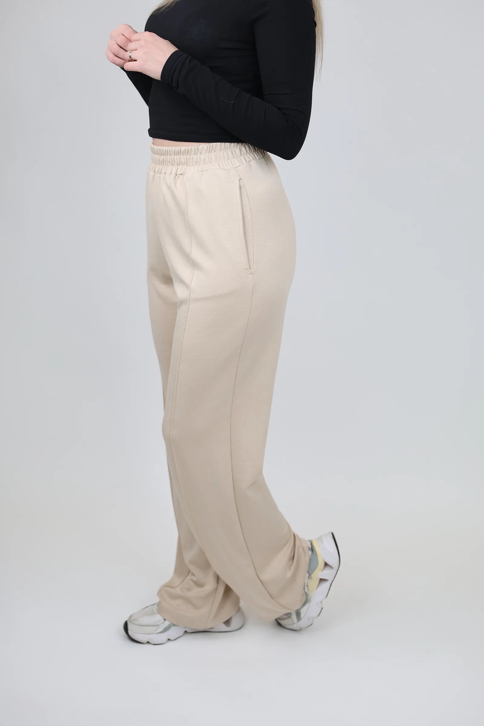 Trenerka wide leg joggers