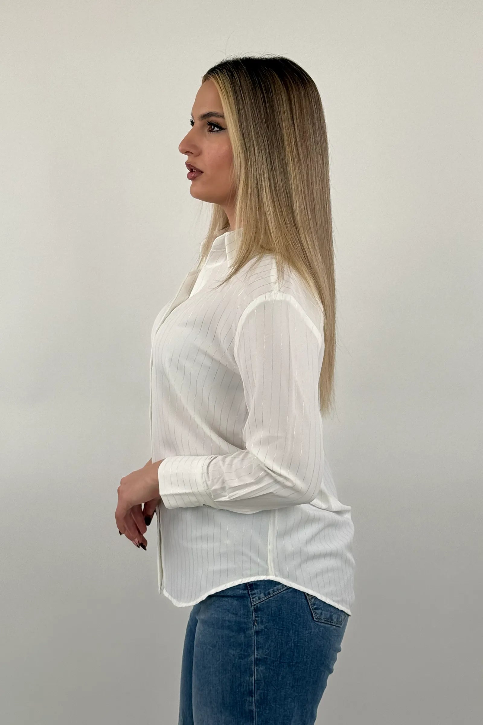 Kemishe striped poplin shirt