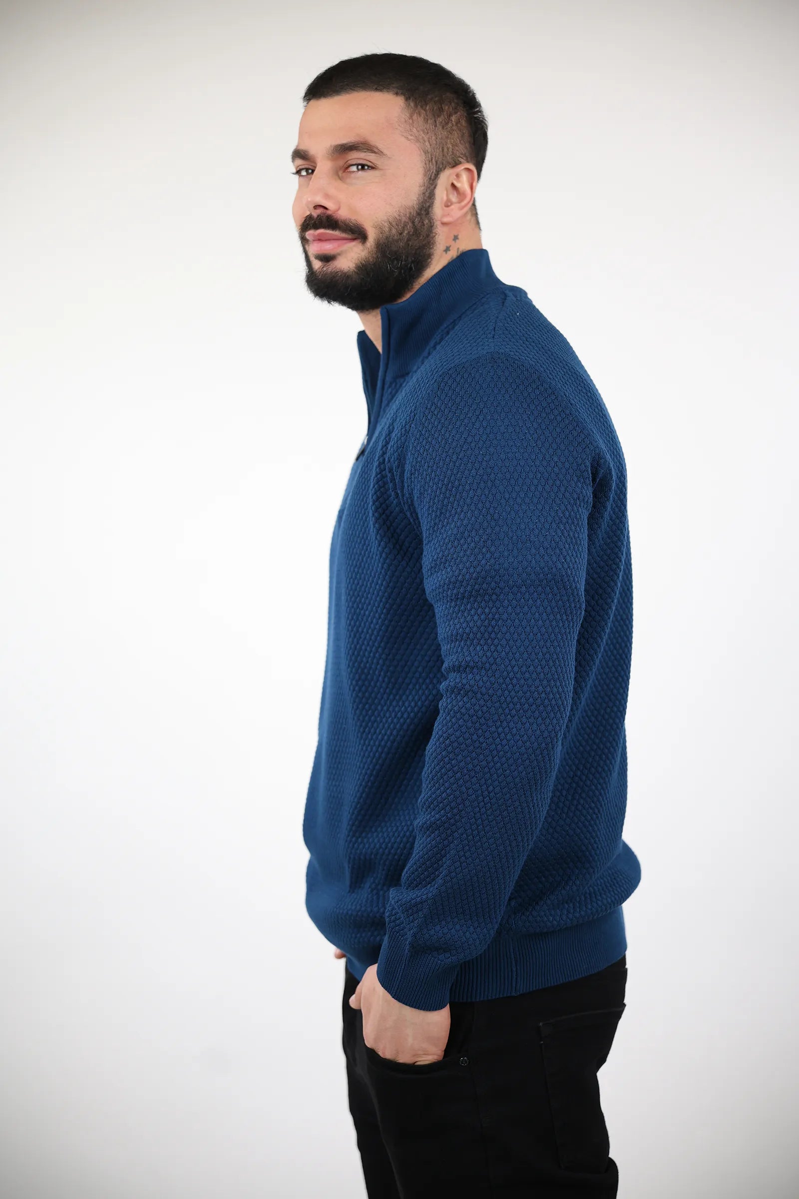 XHEMPER turtleneck zip
