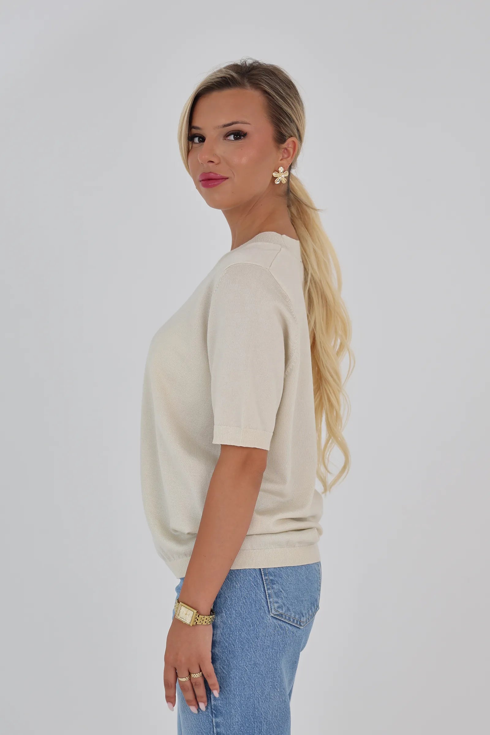 Maice knit tee
