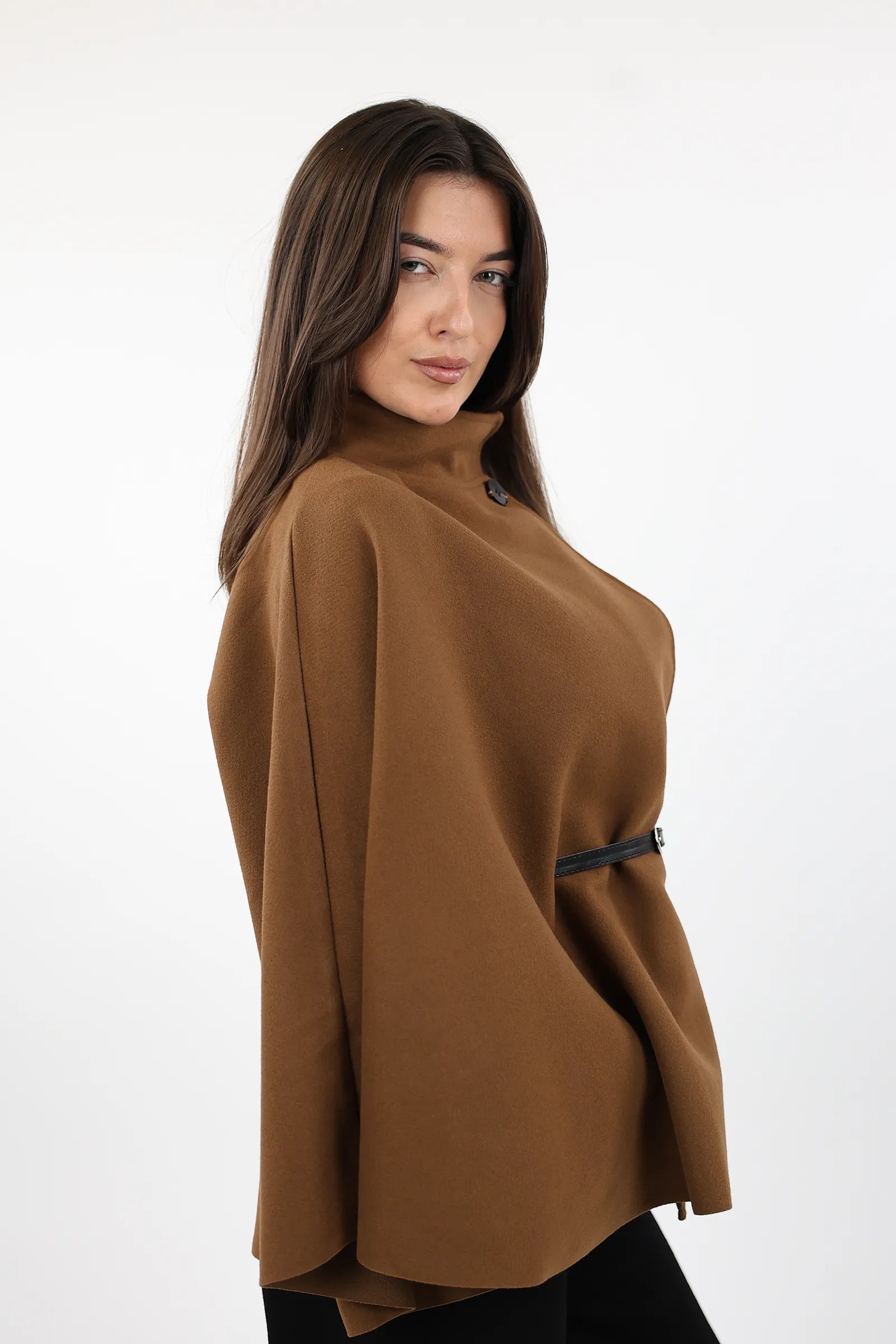 PALLTO BELTED PONCHO
