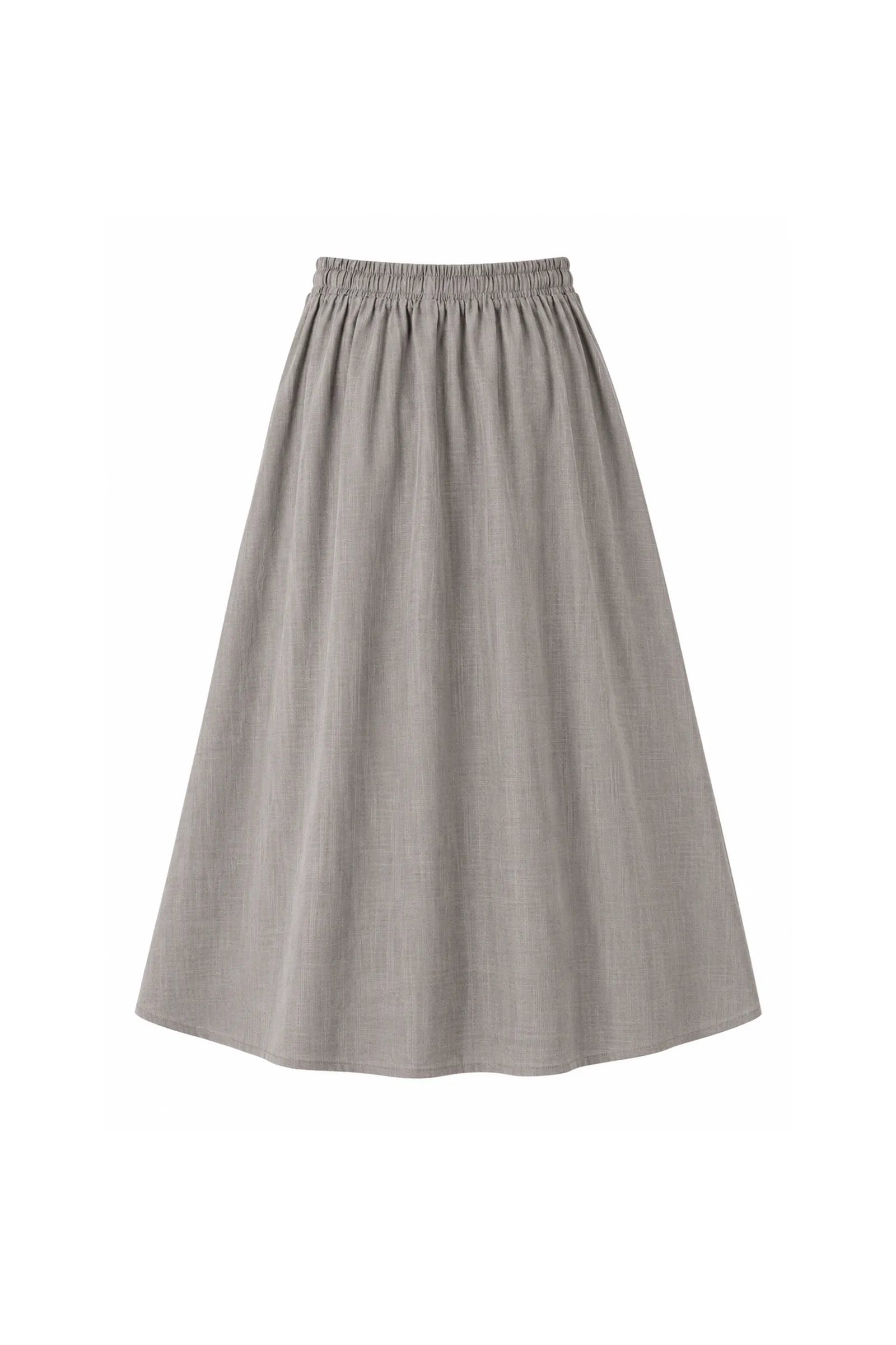 Fund elastic waist midi