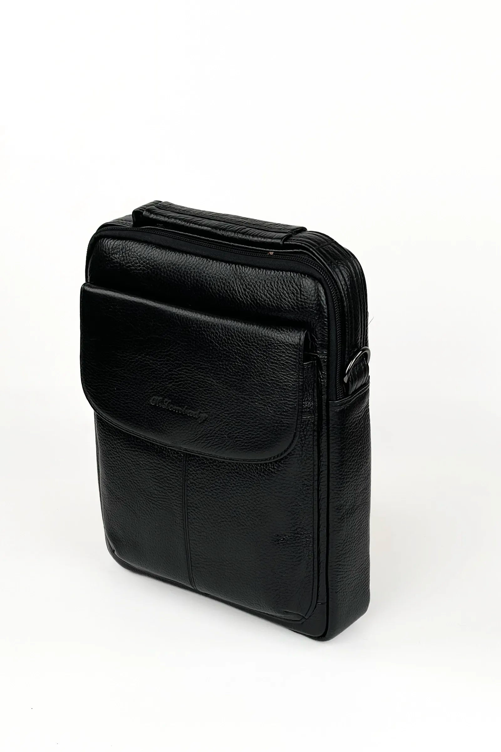 Çanta black leather crossbody bag