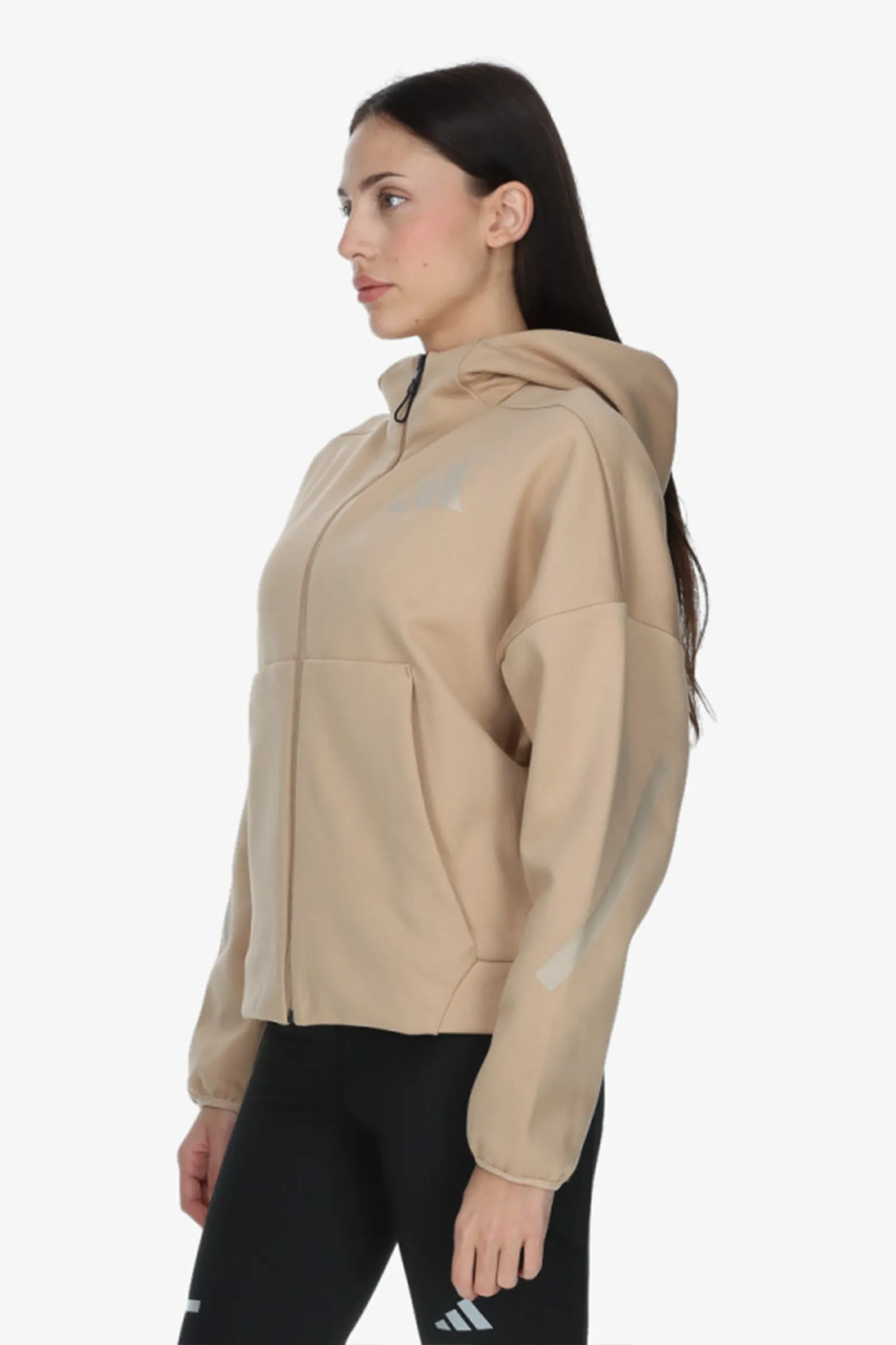 DUKS ADIDAS Z.N.E FULL ZIP SWEATSHIRT Cream