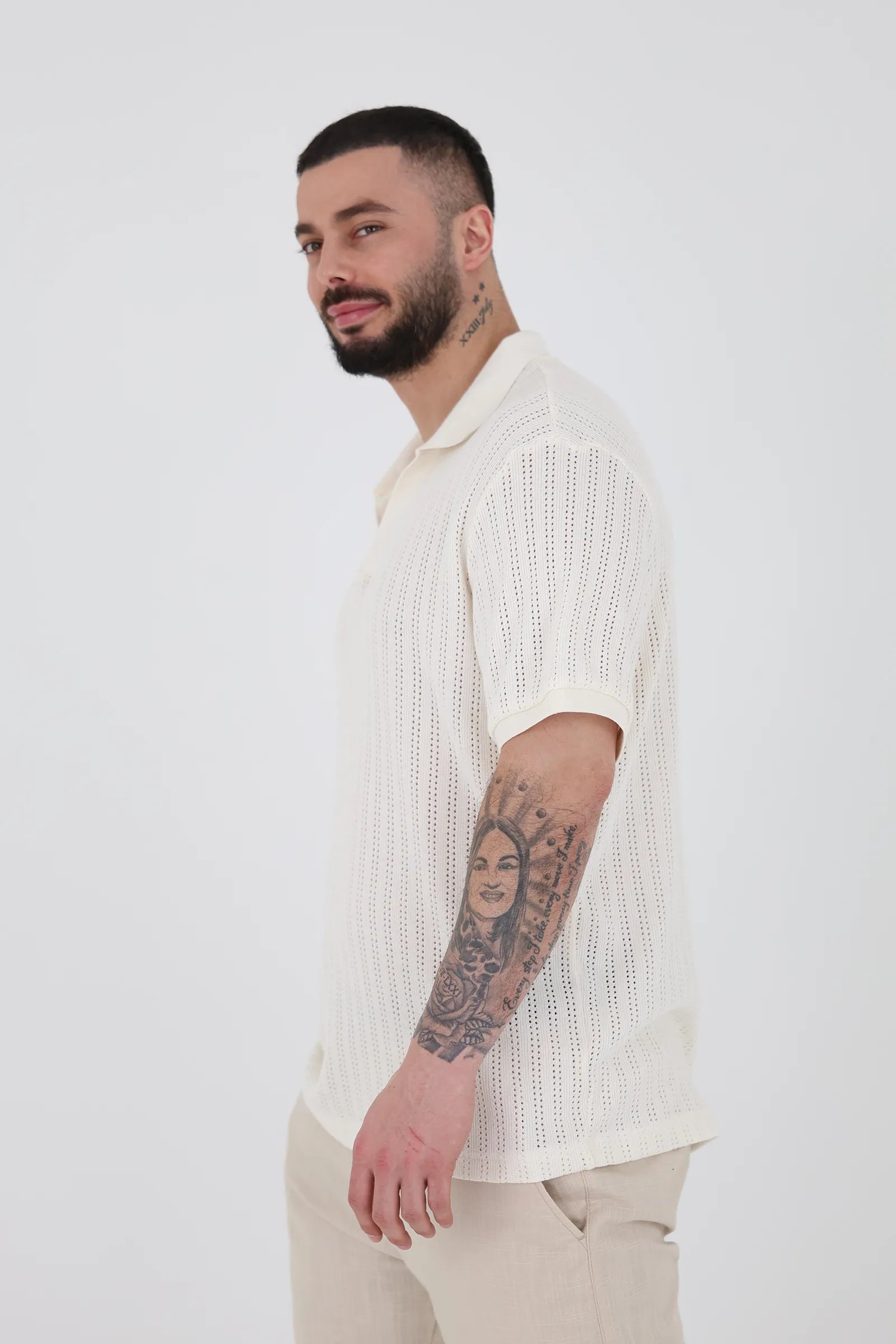 Maice knitted polo