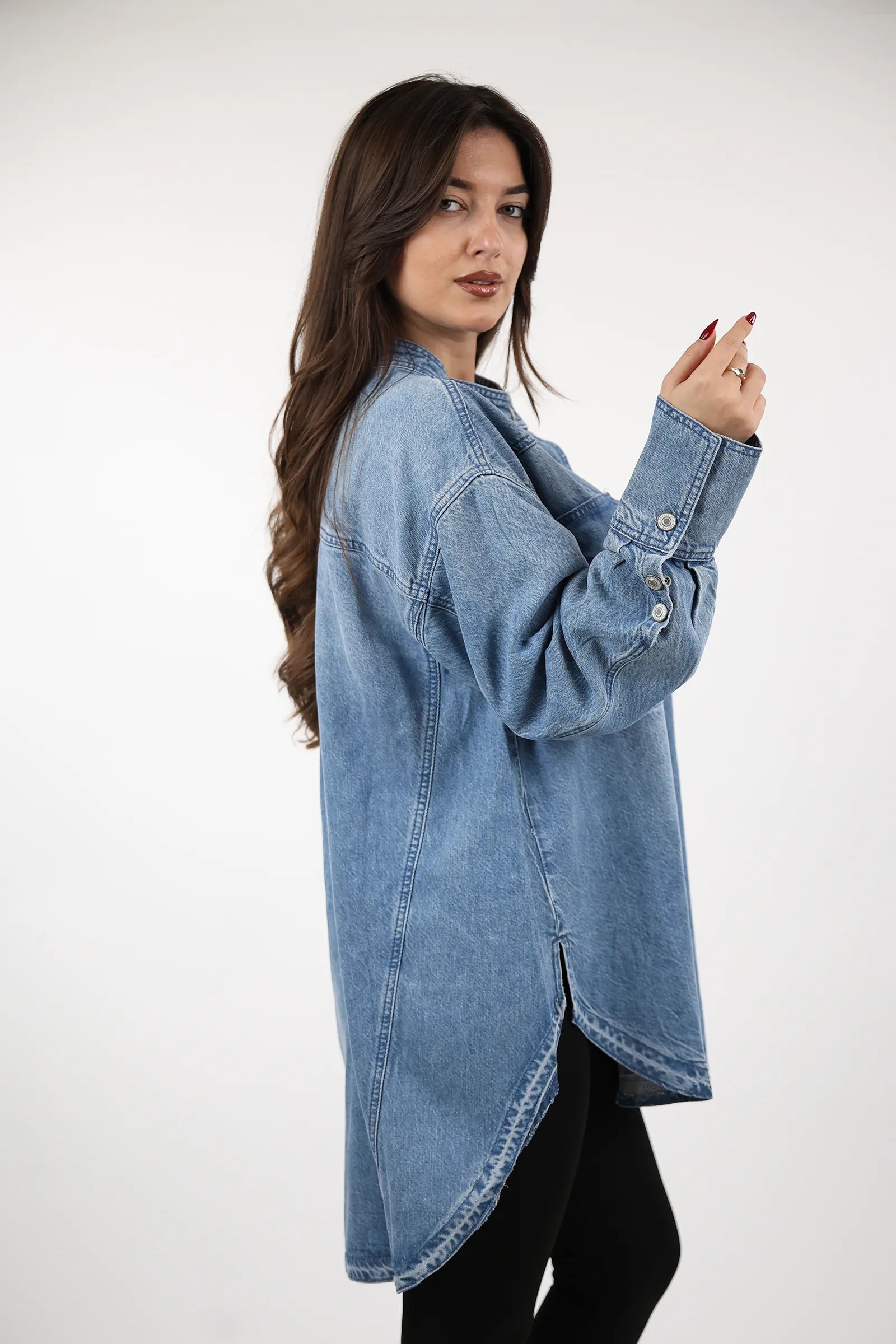 KËMISHË Oversized Denim