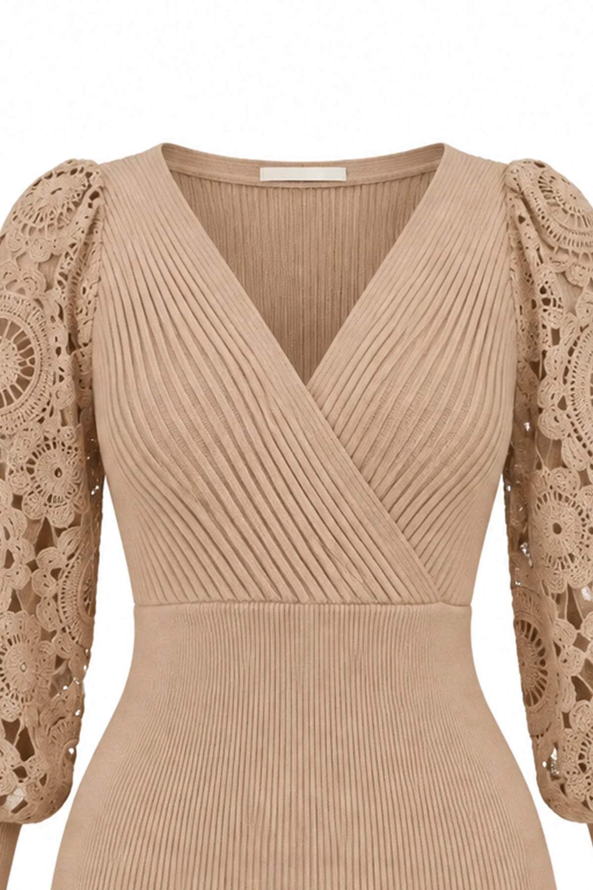 Fustan rib-knit maxi