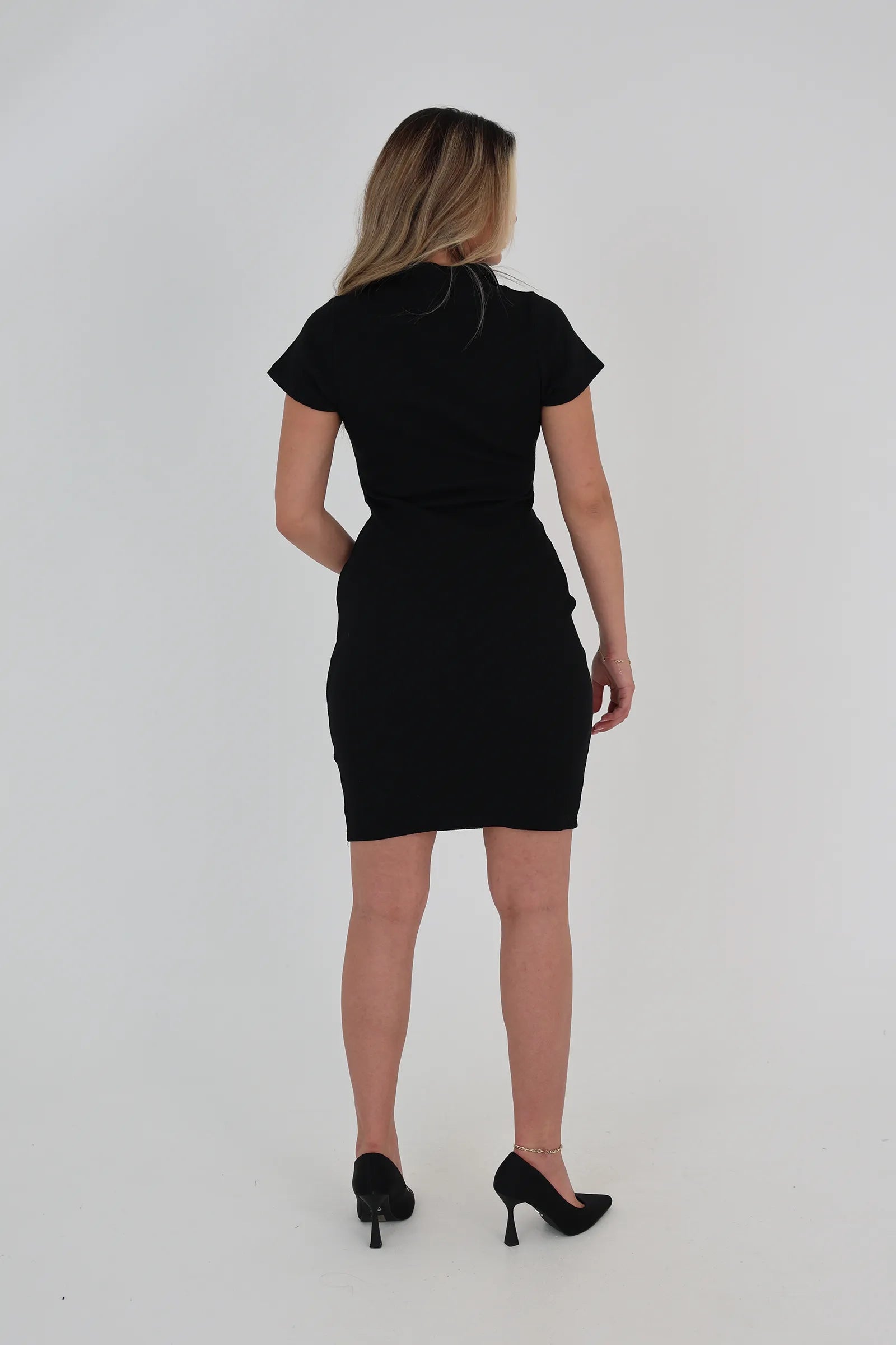 Fustan black zip