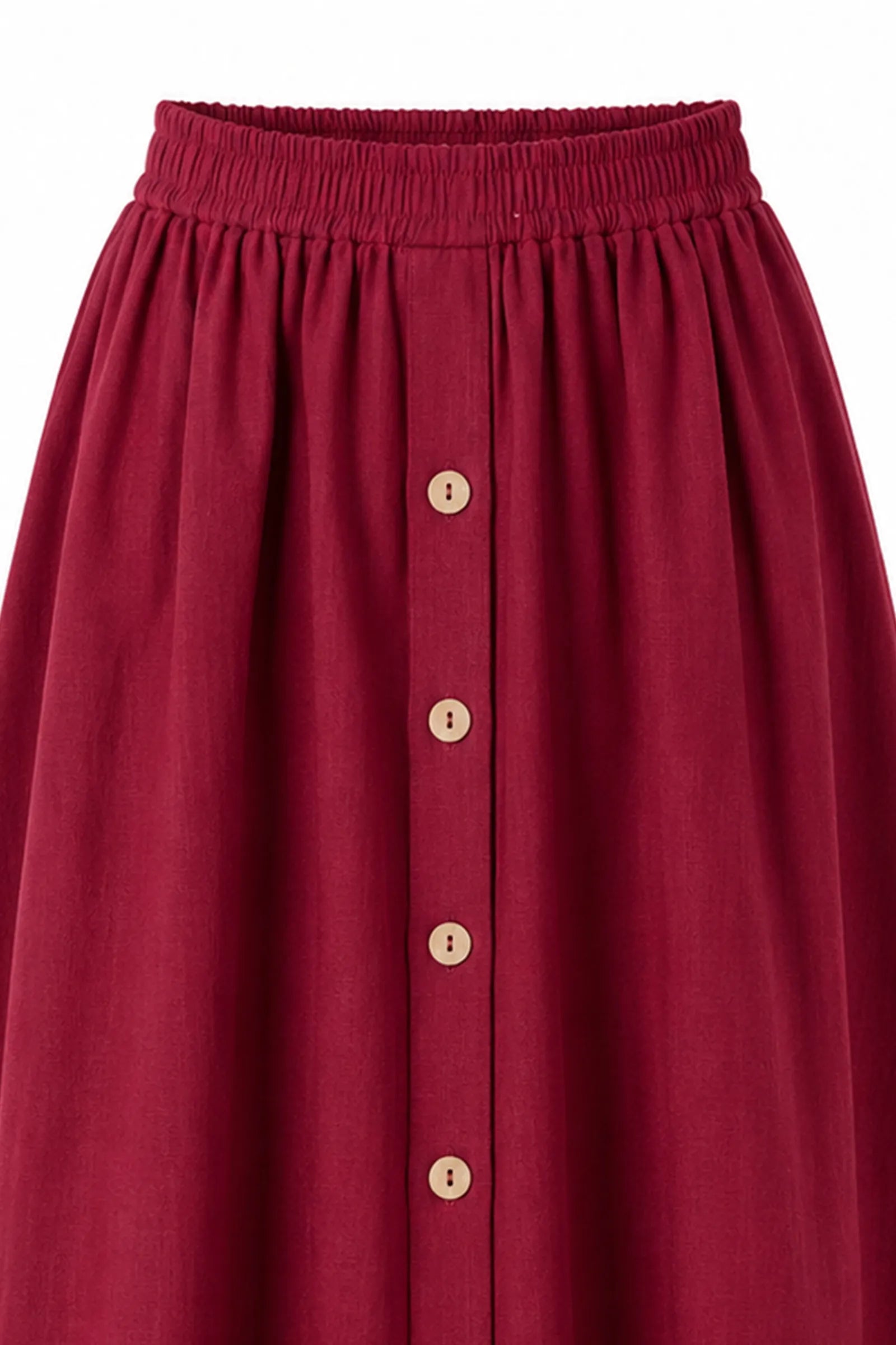 Fund elastic waist midi
