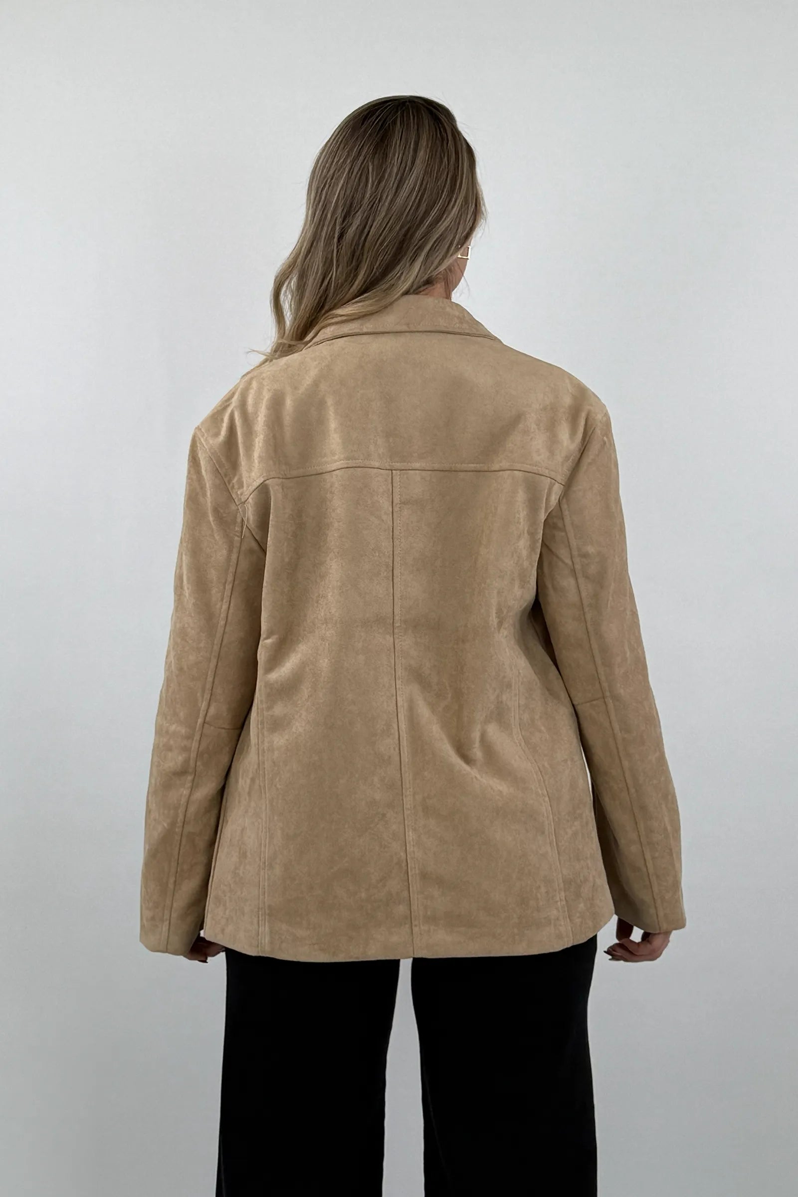 Jakne Boxy Fit Suede