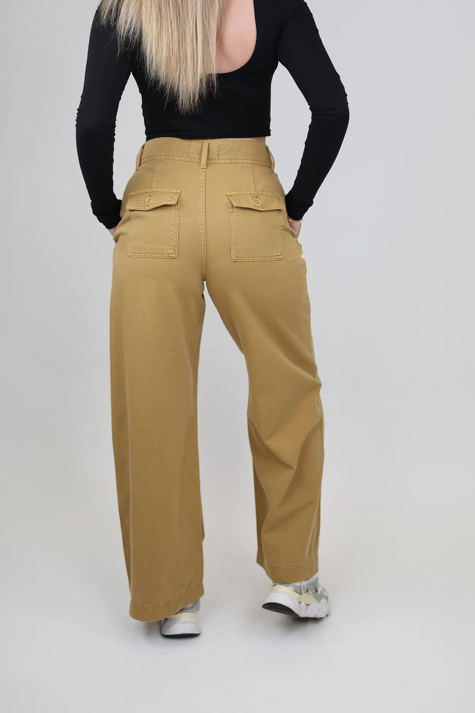 Pantallona double pleat