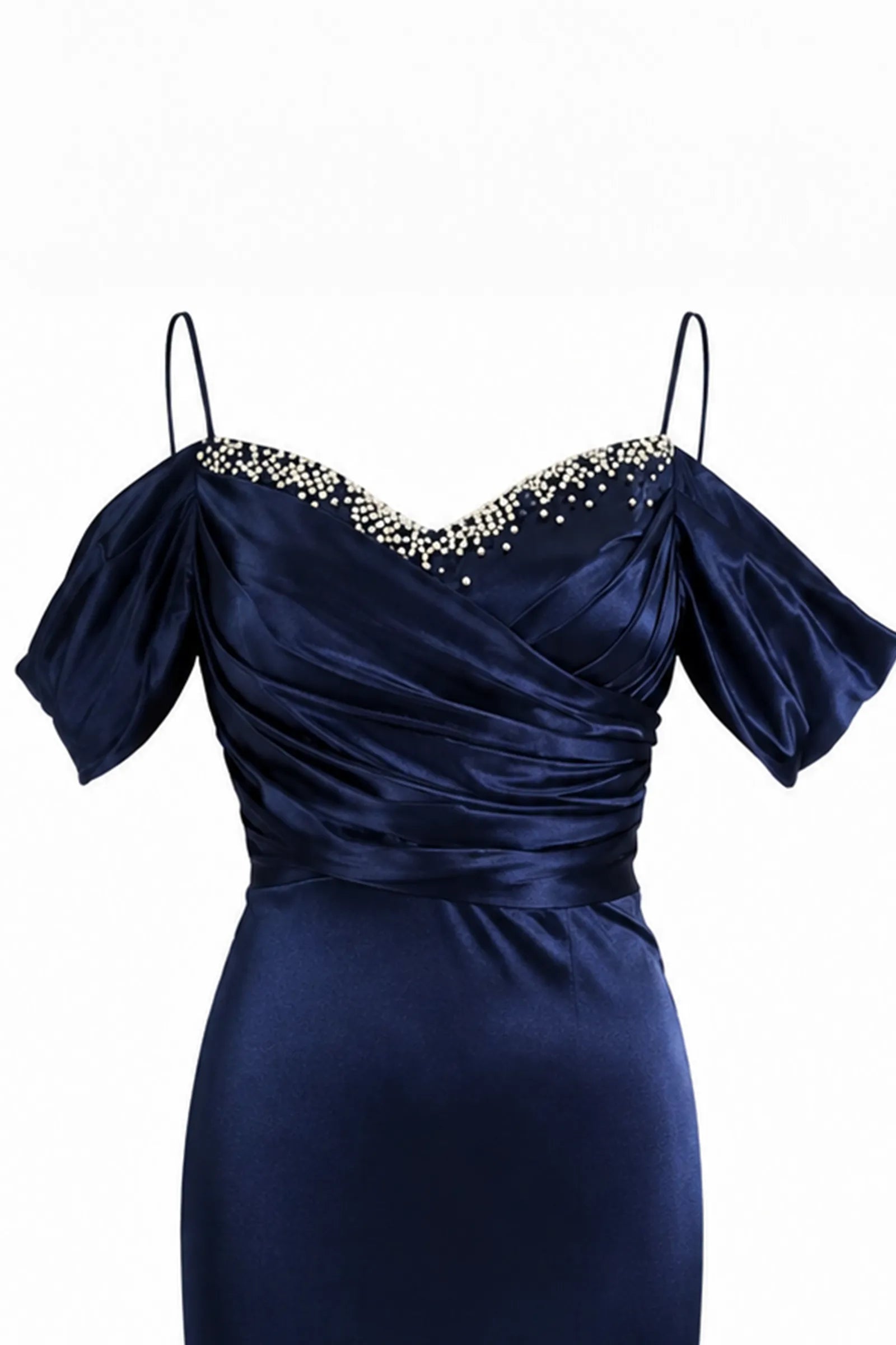 Fustan saten halter