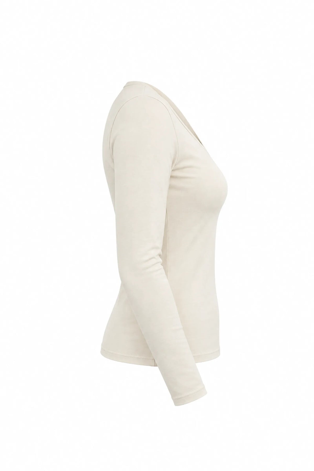Bluze taupe v-neck