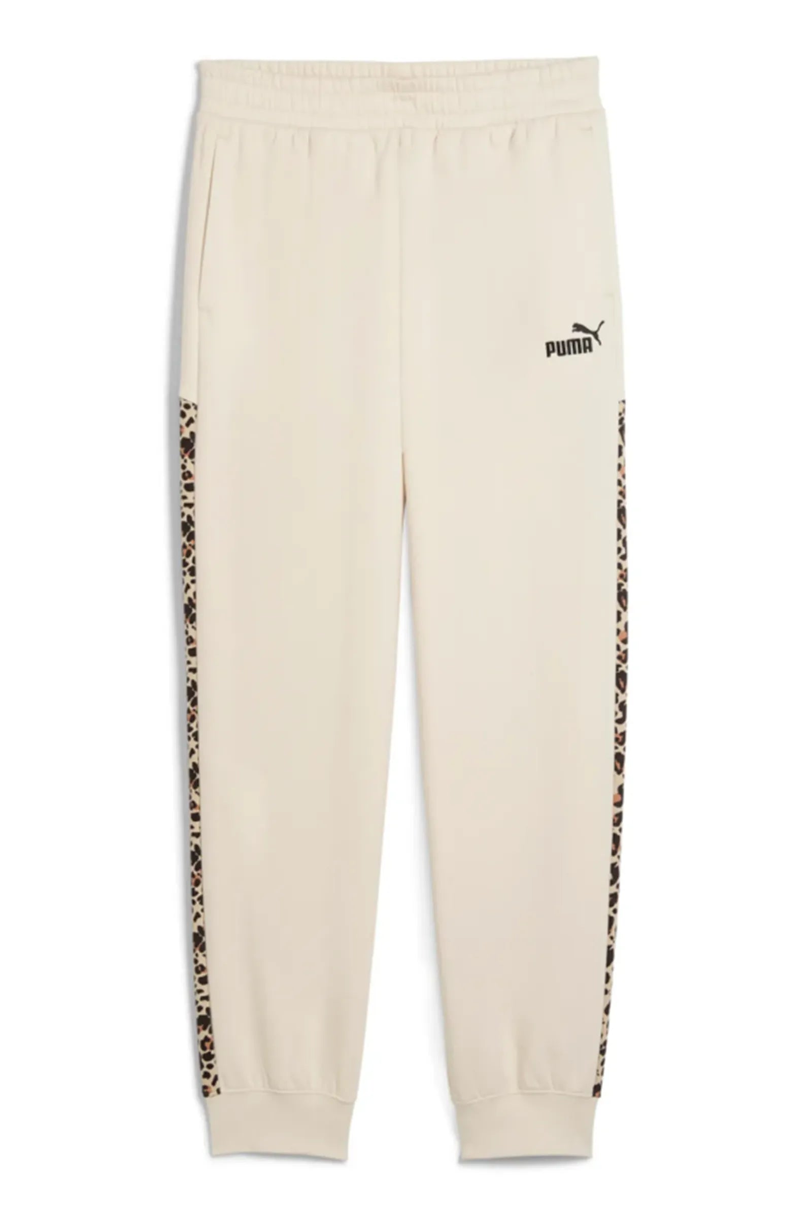 TRENERKA PUMA GRAPHIC ANIMAL COMFORT HIGH-WAIST - TRACKSUIT BOTTOMS - ALPINE SNOW