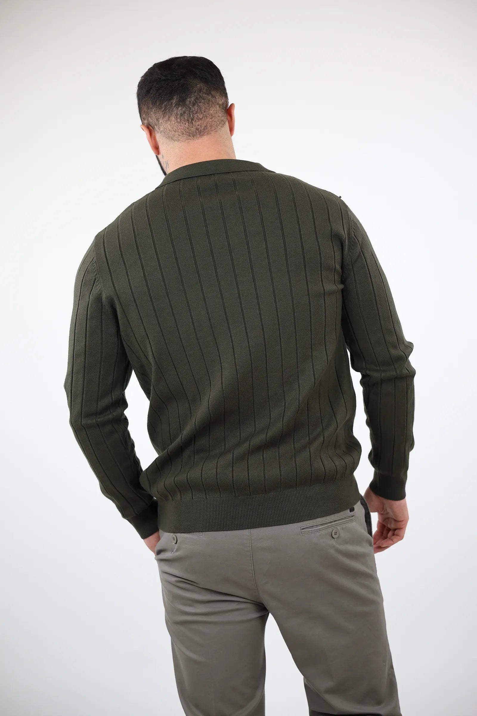 XHEMPER Textured Polo Shirt